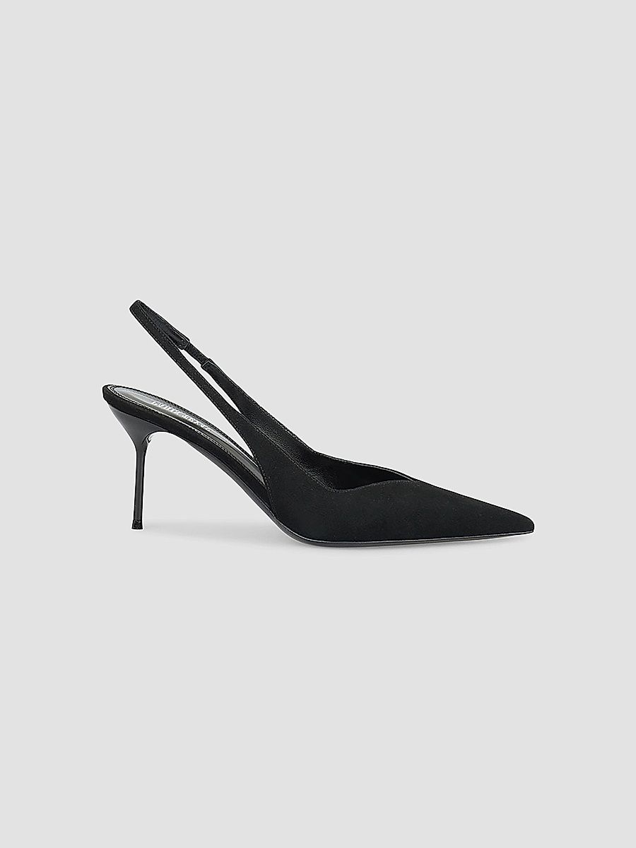 Paris Texas Women's Lidia 70MM Slingback Pumps - Black - Size 11