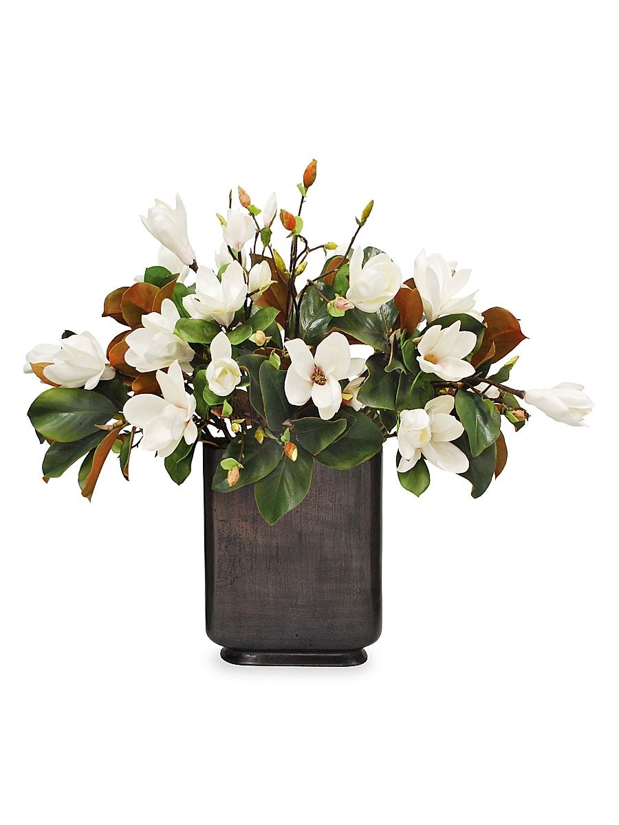 Everyday Footed Rectangle Vase Magnolia