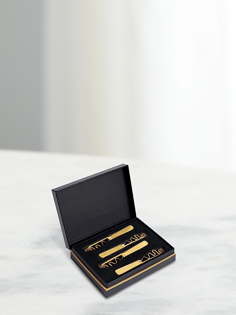 Spirale 4-Piece 24K-Gold-Plated Spreader Set - Gold