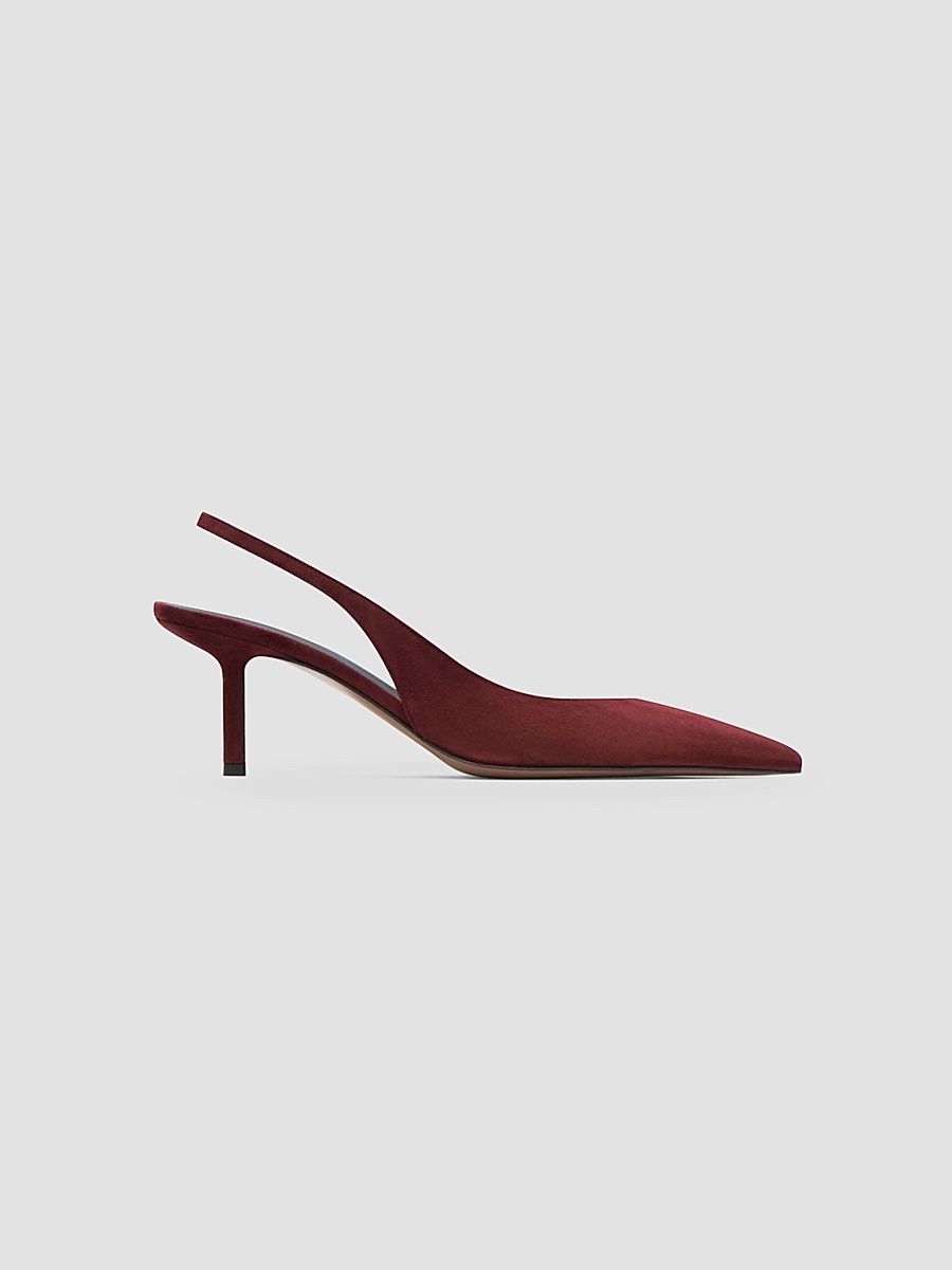 Neous Women's Moriah 65MM Suede Slingback Pumps - Burgundy - Size 11