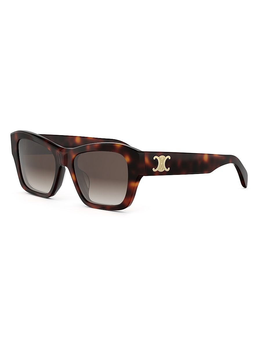 Women's Triomphe 55MM Square Sunglasses - Brown
