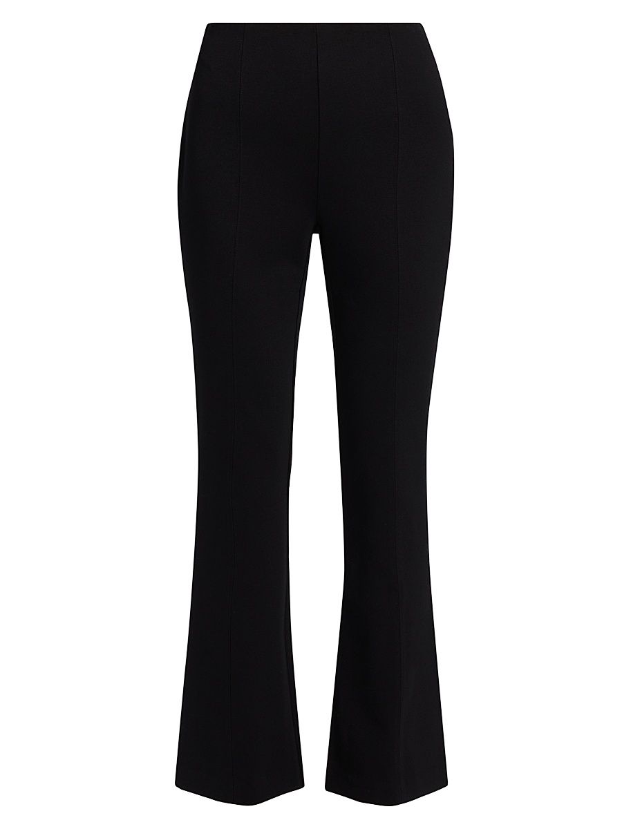 Women's Straight-Leg Crop Pants - Black - Size XL