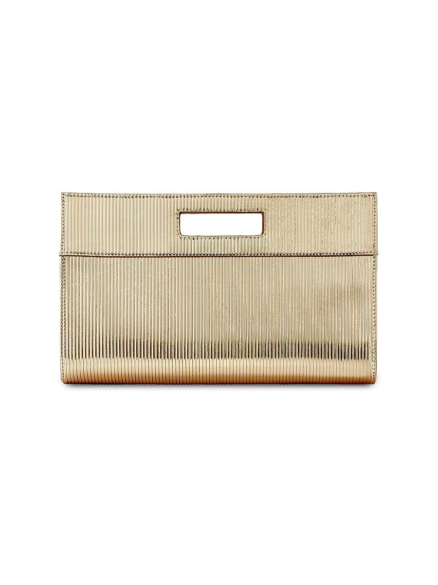 Women's Remy Clutch - Gold Metallic