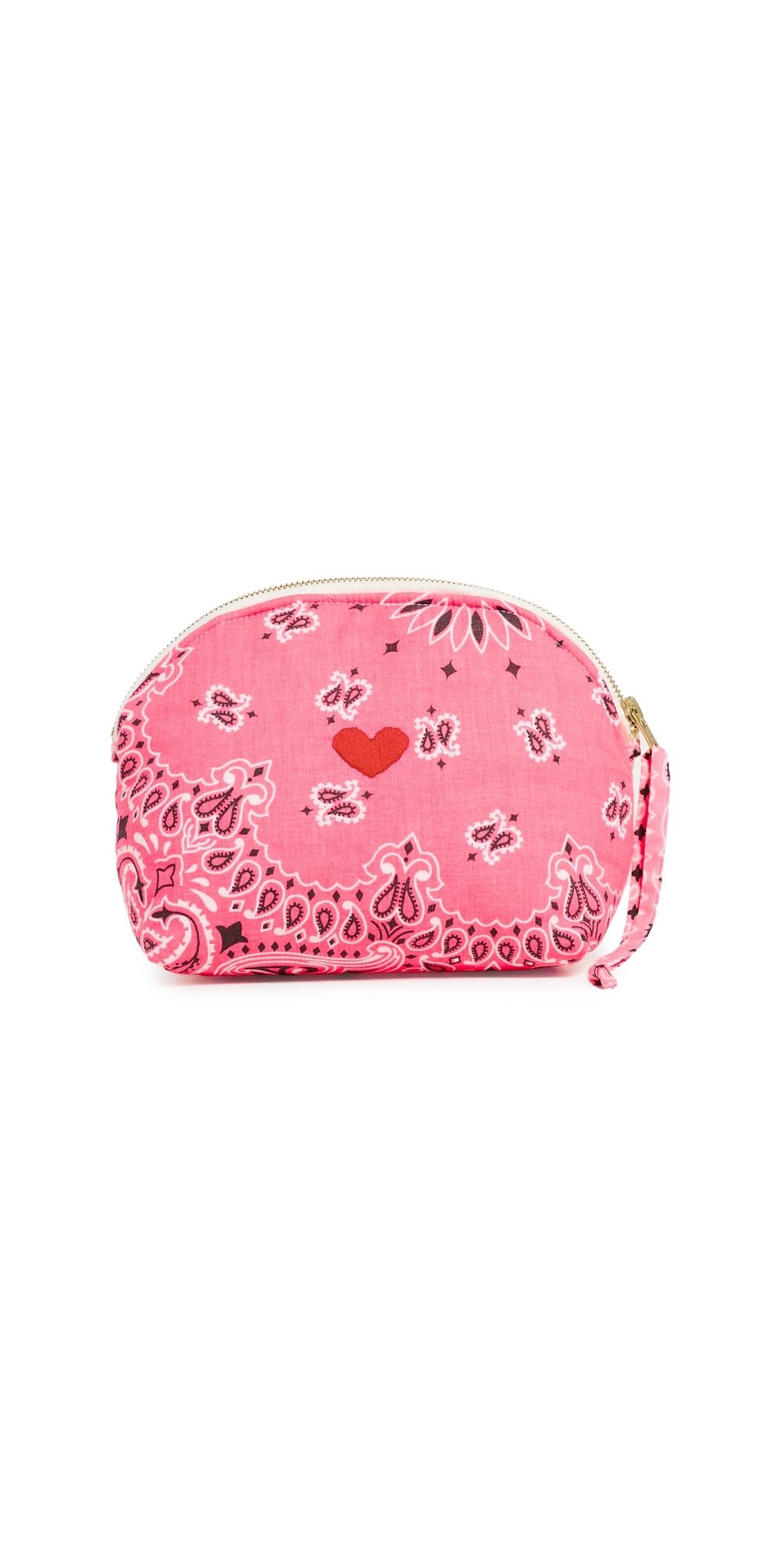 Call It By Your Name Small Coeur Vanity Pouch Strawberry/Pale Pink One Size