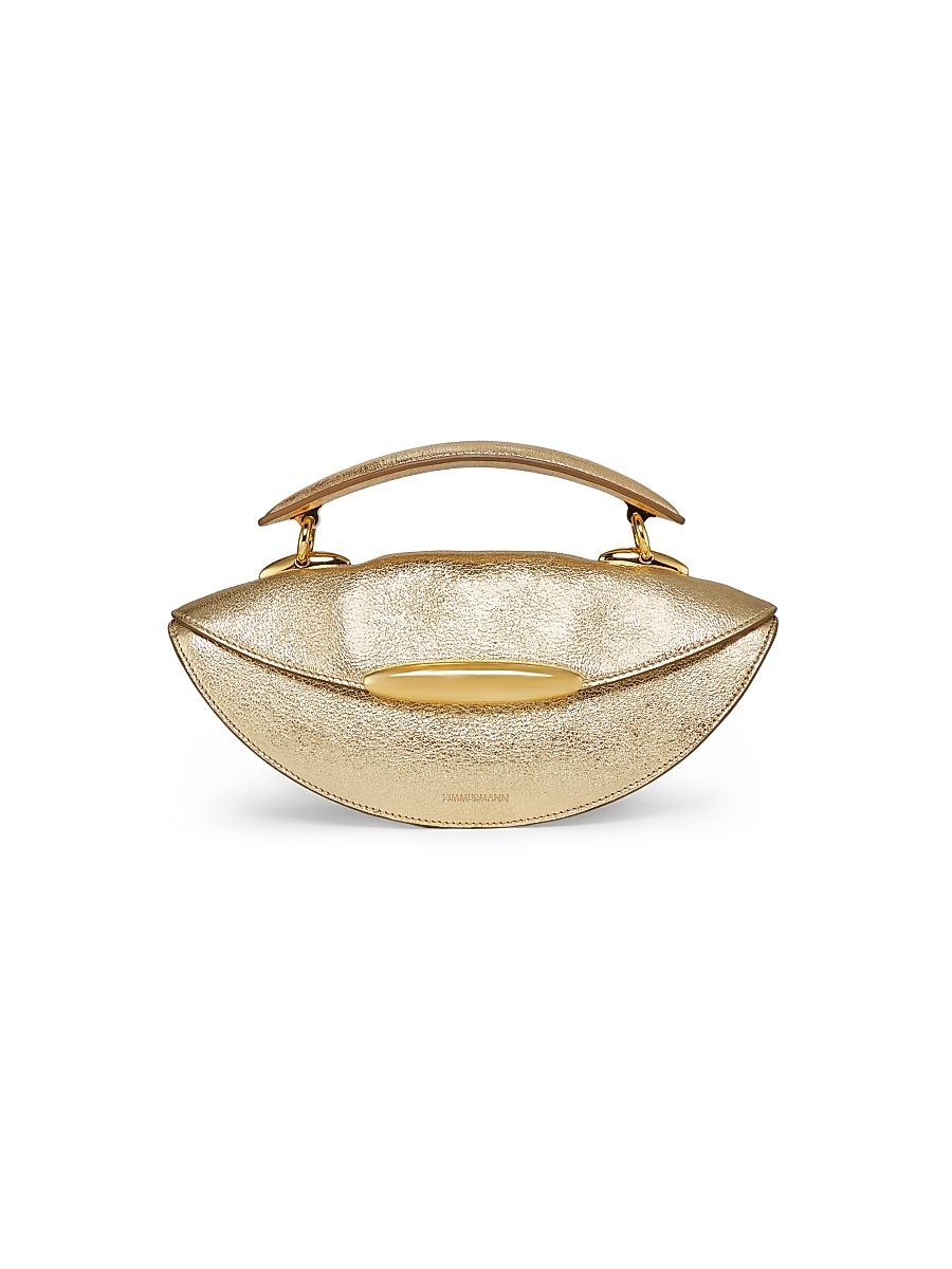 Women's Wavelength Leather Top Handle Bag - Light Gold