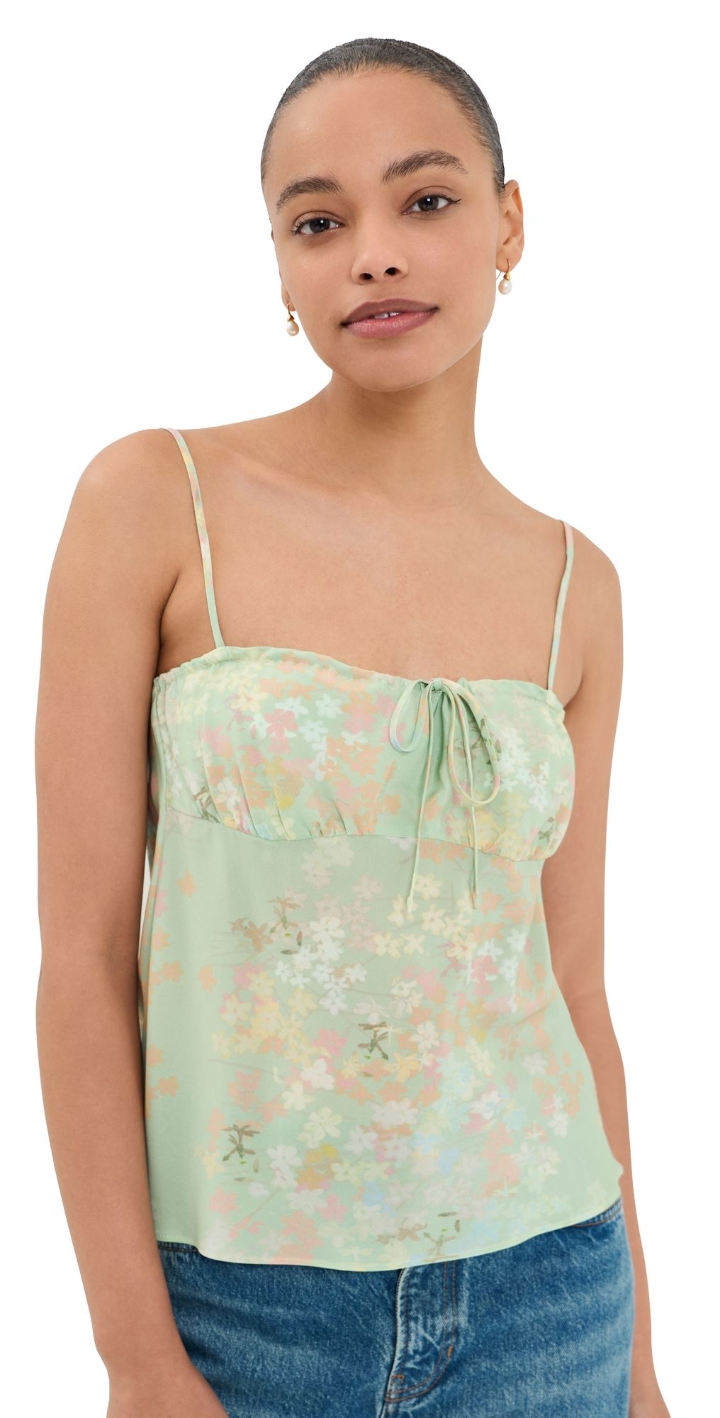 Bernadette Riri Silk Cami Jasmine/Mint 36