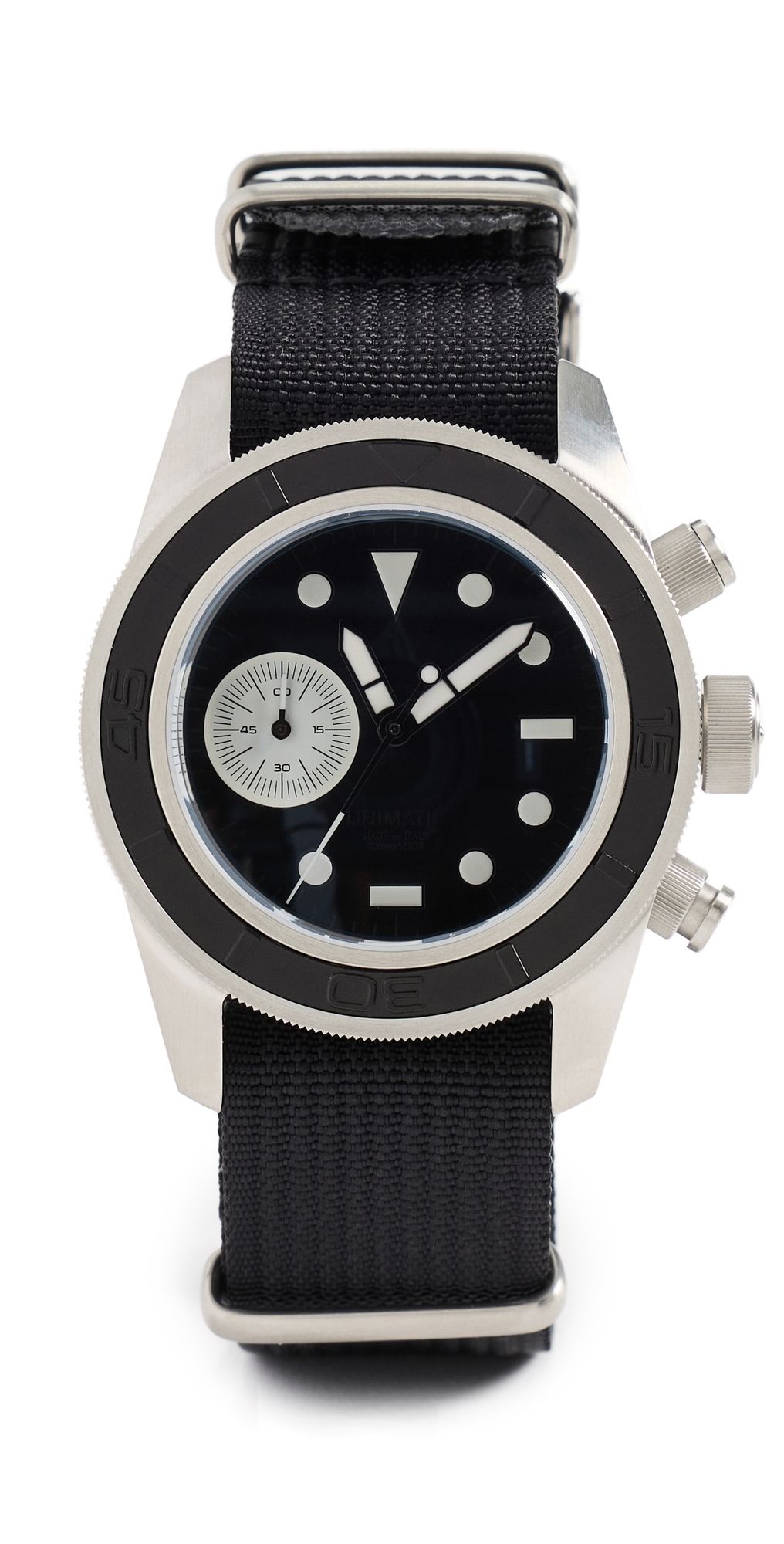 Unimatic Modello Tre Chrono Watch Black One Size