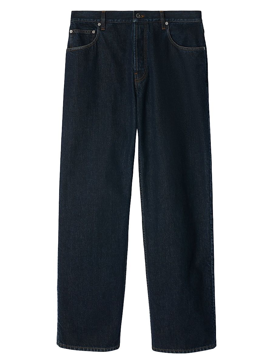 Men's Mid-Rise Straight-Leg Jeans - Indigo - Size 30
