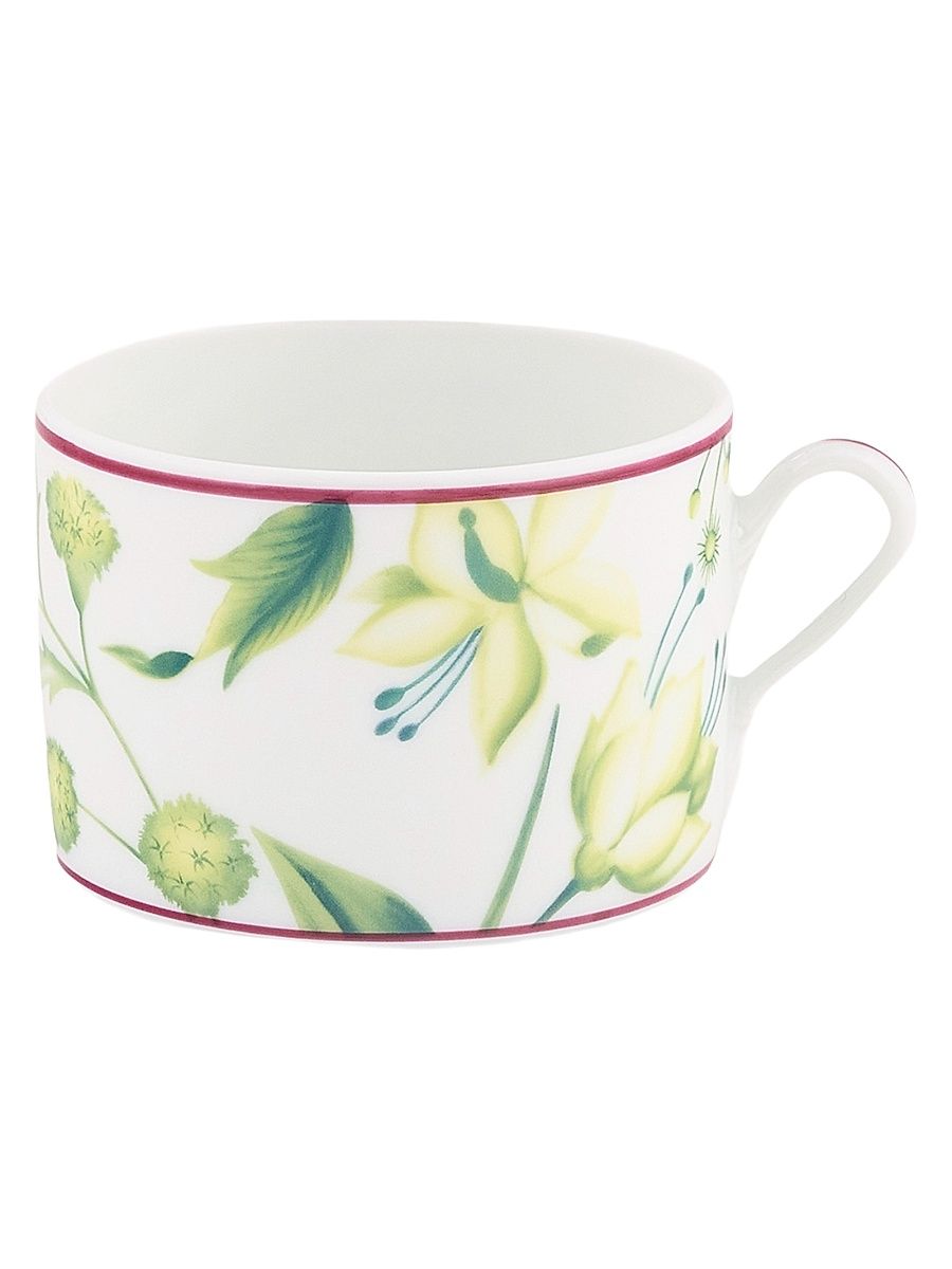 Florenza Porcelain Tea Cup - Green White