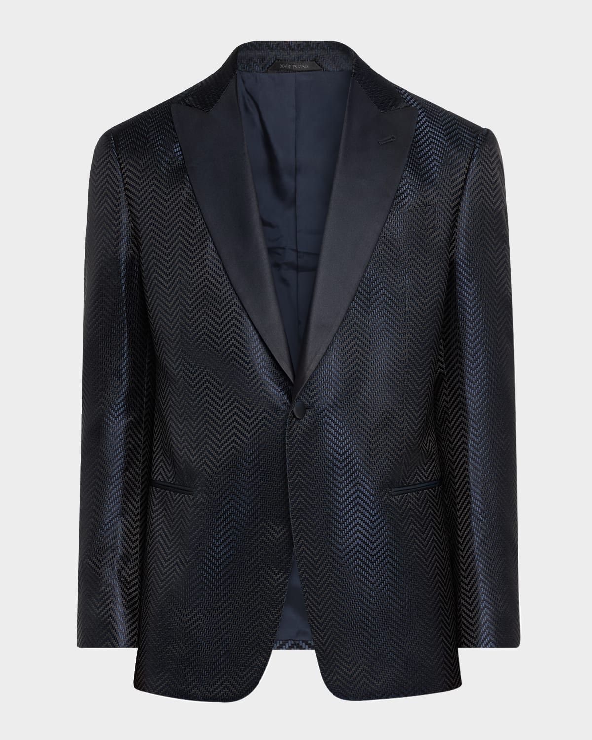 Men & apos;s Chevron Peak-Lapel Dinner Jacket