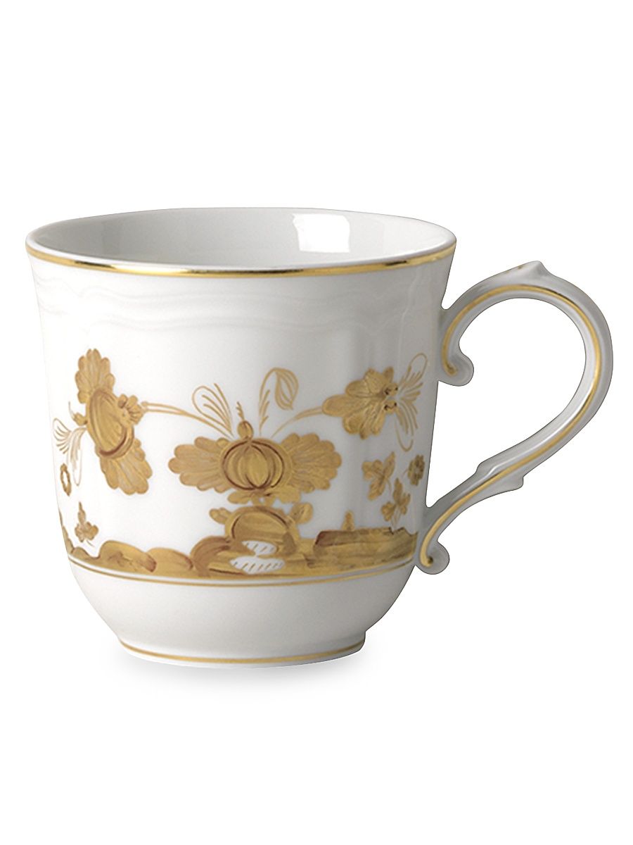 Oriente Italiano Aurum Mug - White Gold