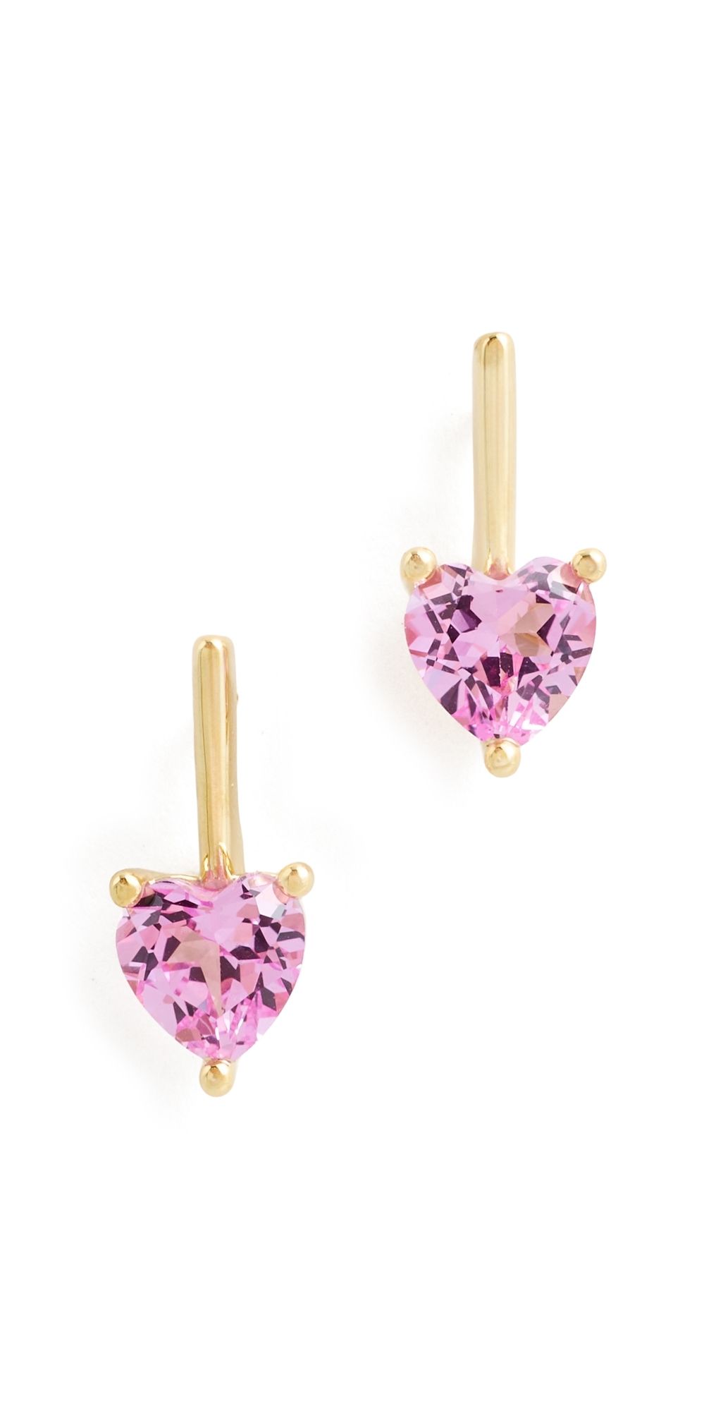 Alexa Leigh Linea Love Stud Earrings Pink One Size