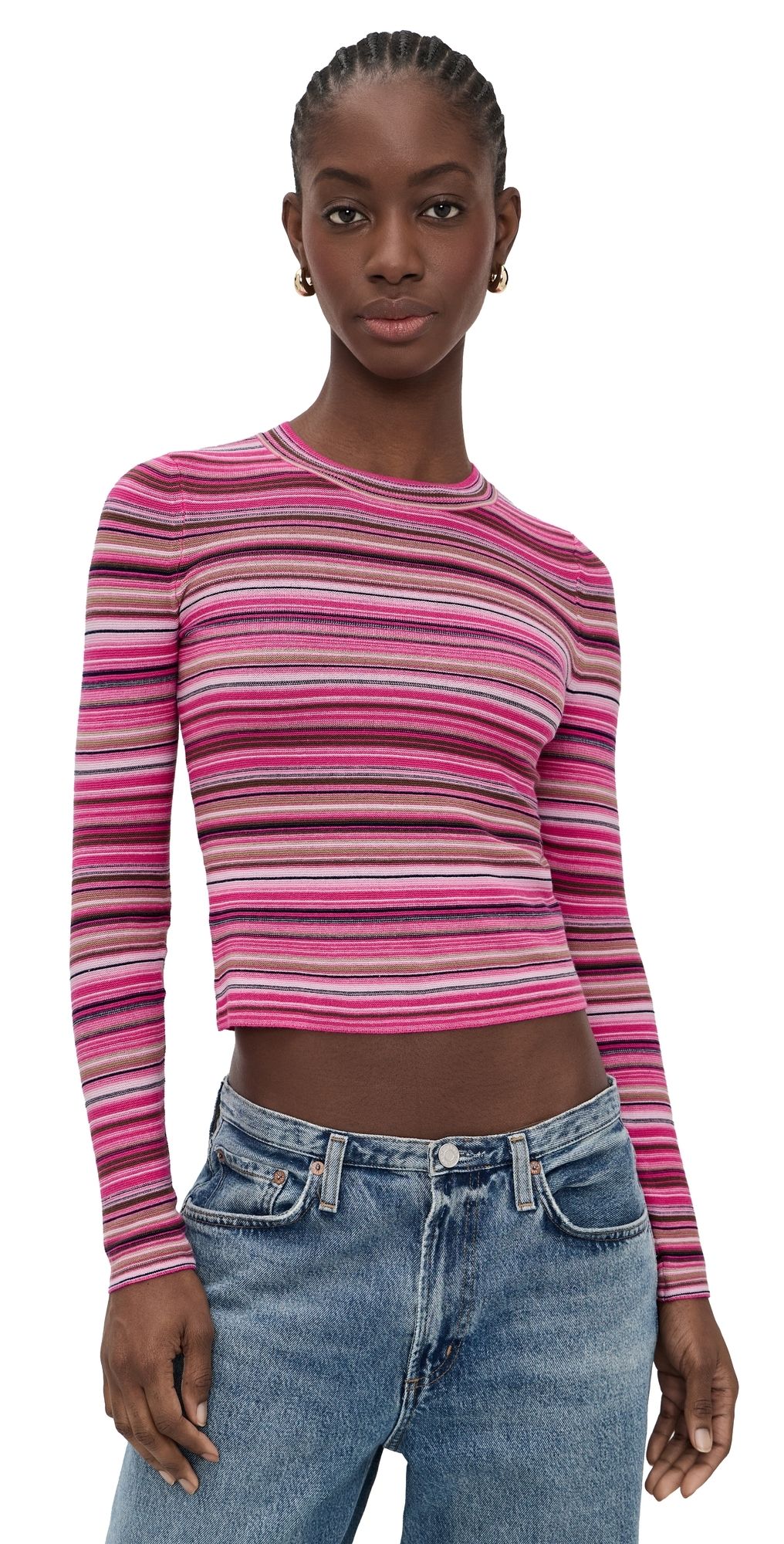 Pistola Madison Top Pink Brown Multi XL