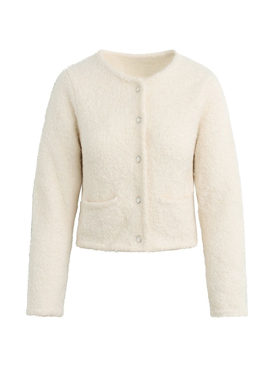Women's The Talia Cardigan Jacket - Ecru - Size XS