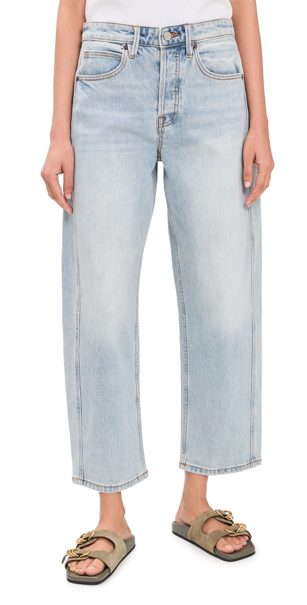 Good American Good Barrel Jeans Indigo1351 10