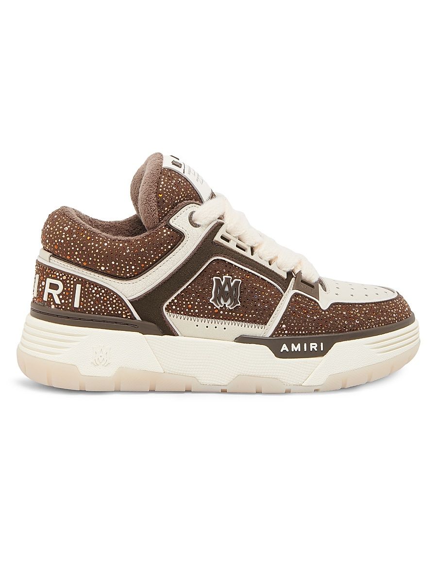 Men's Crystal MA Low-Top Sneakers - Dark Brown - Size 8