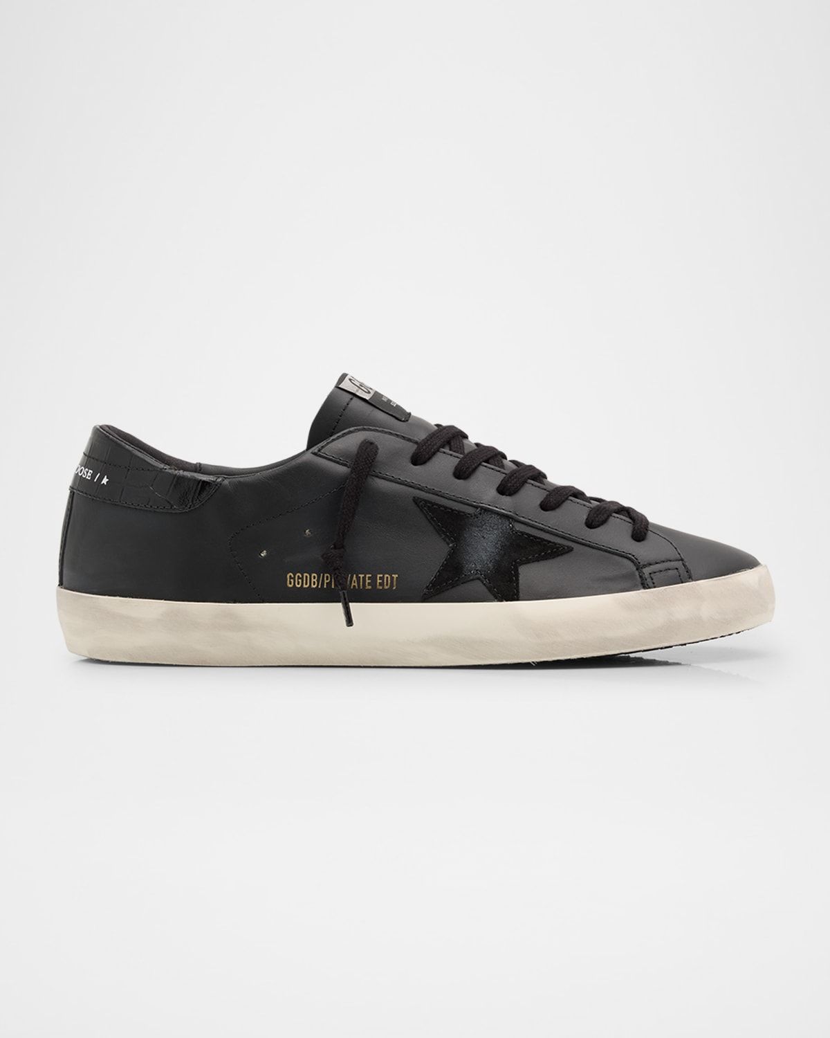 Men & apos;s Super-Star Low-Top Leather Sneakers