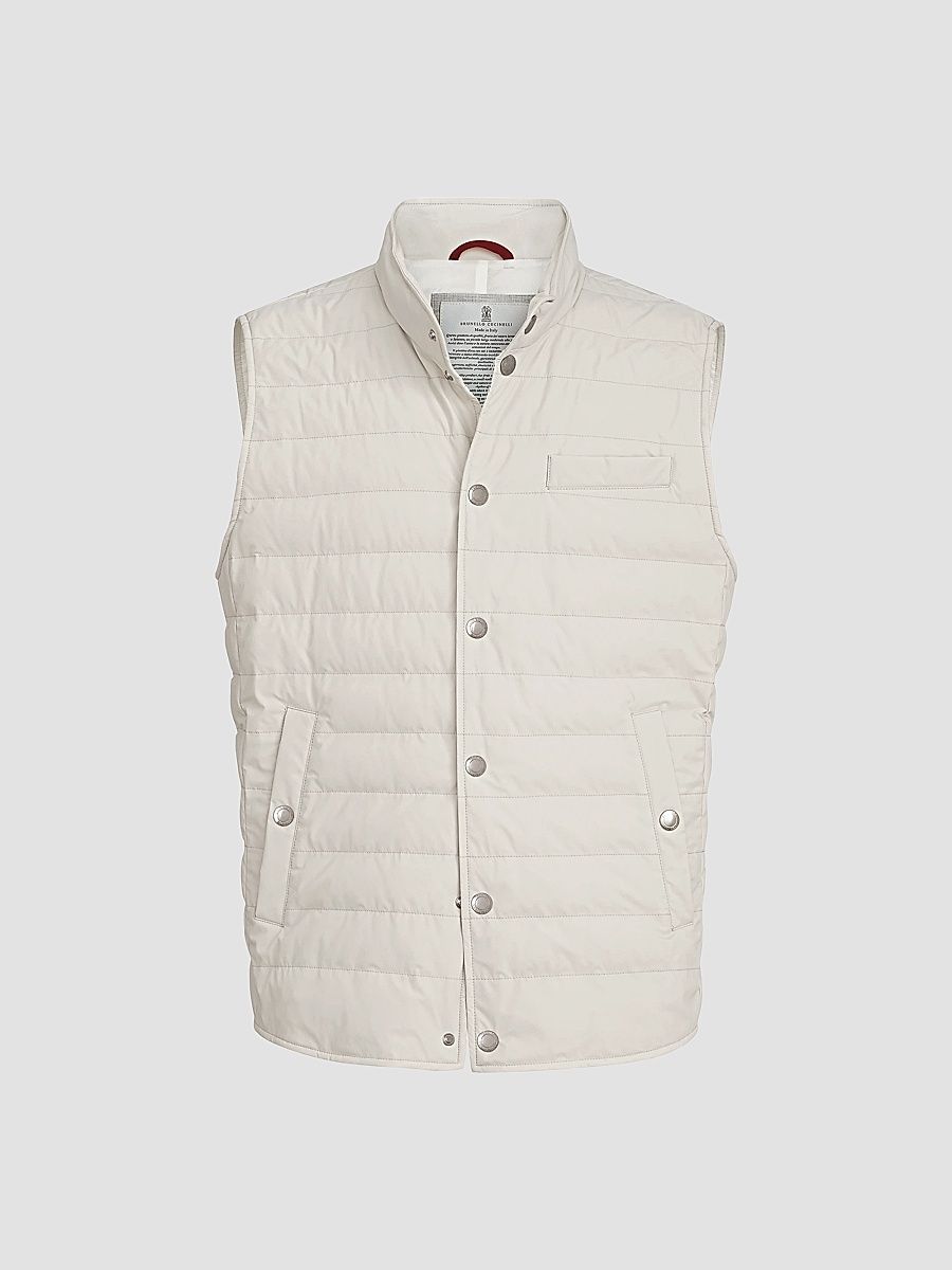 Men's Bonded Taffeta Lightweight Down Vest - Panama - Size XXXXL