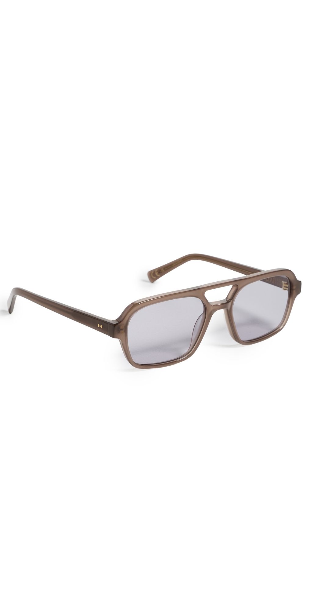 Luv Lou The Dusty Sunglasses Mushroom One Size