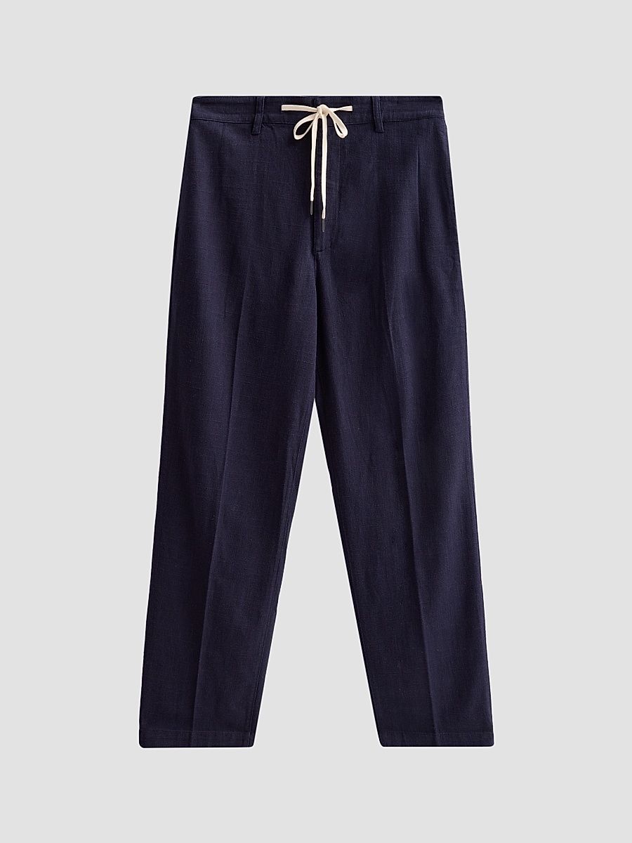 Men's Tiano Straight-Leg Drawstring Pants - Deep Anchor - Size 40