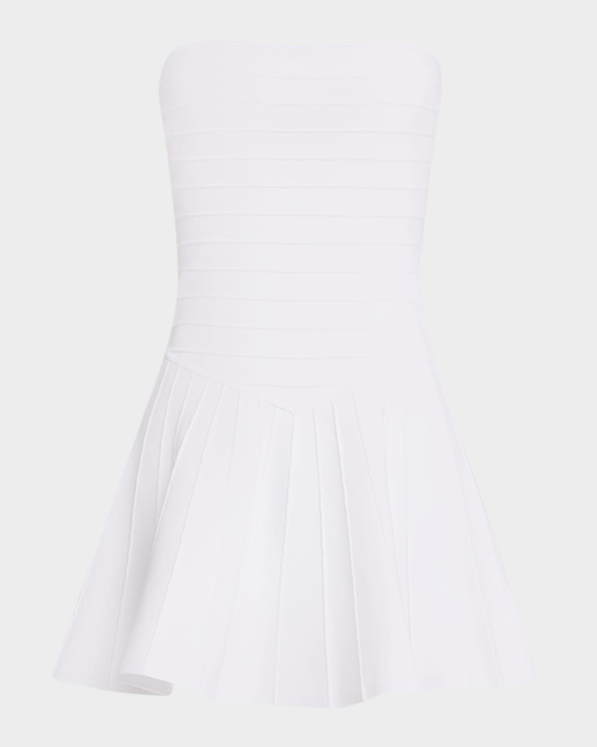 Persephonie Strapless Knit Mini Dress