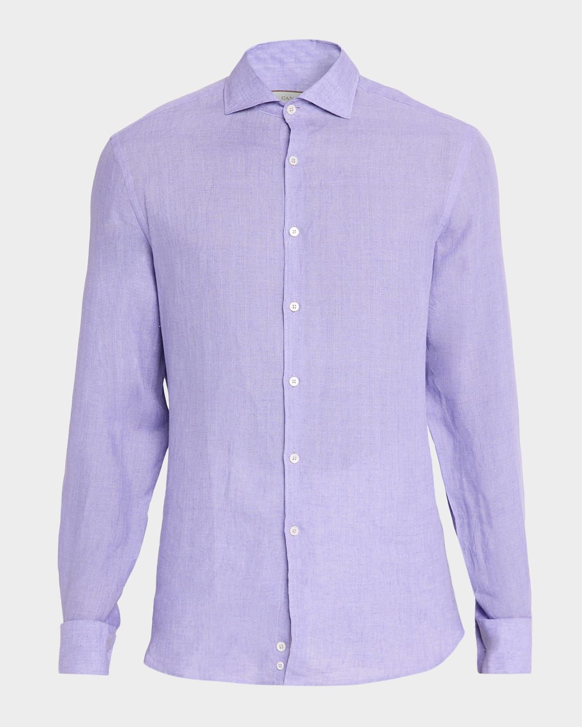 Men & apos;s Solid Linen Sport Shirt
