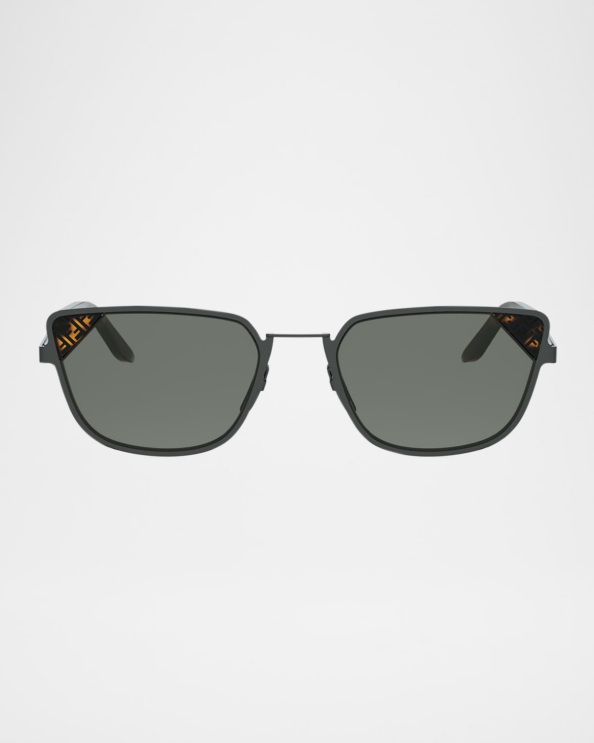 Signature Square Metal Sunglasses