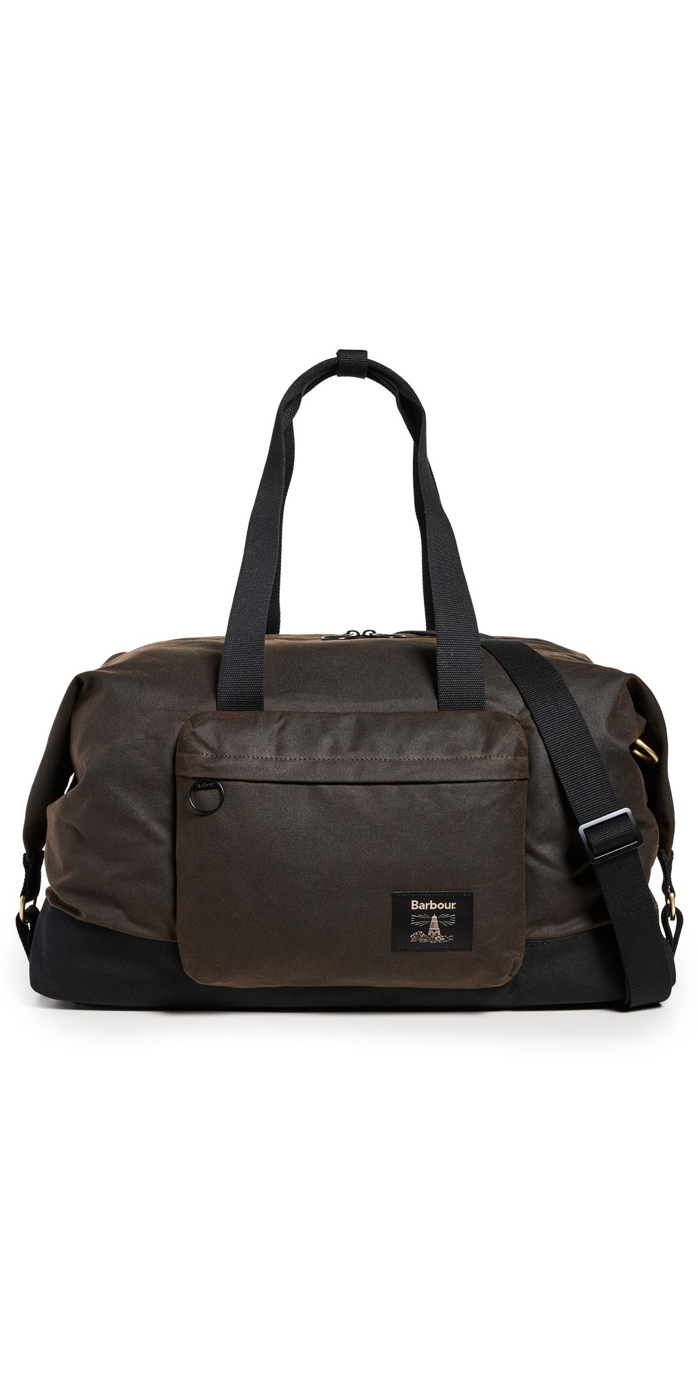 Barbour Field Wax Duffle Bag Olive/Black One Size