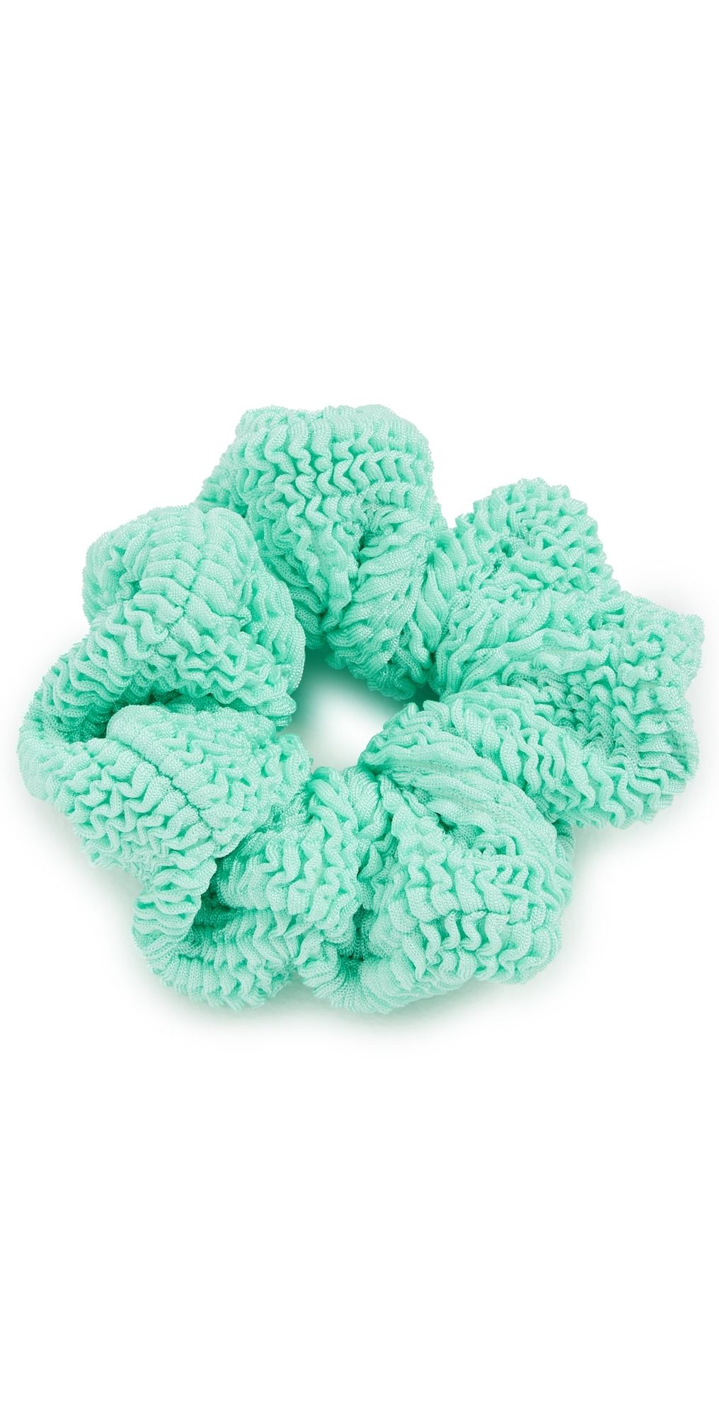 Hunza G Scrunchie Metallic Mint One Size