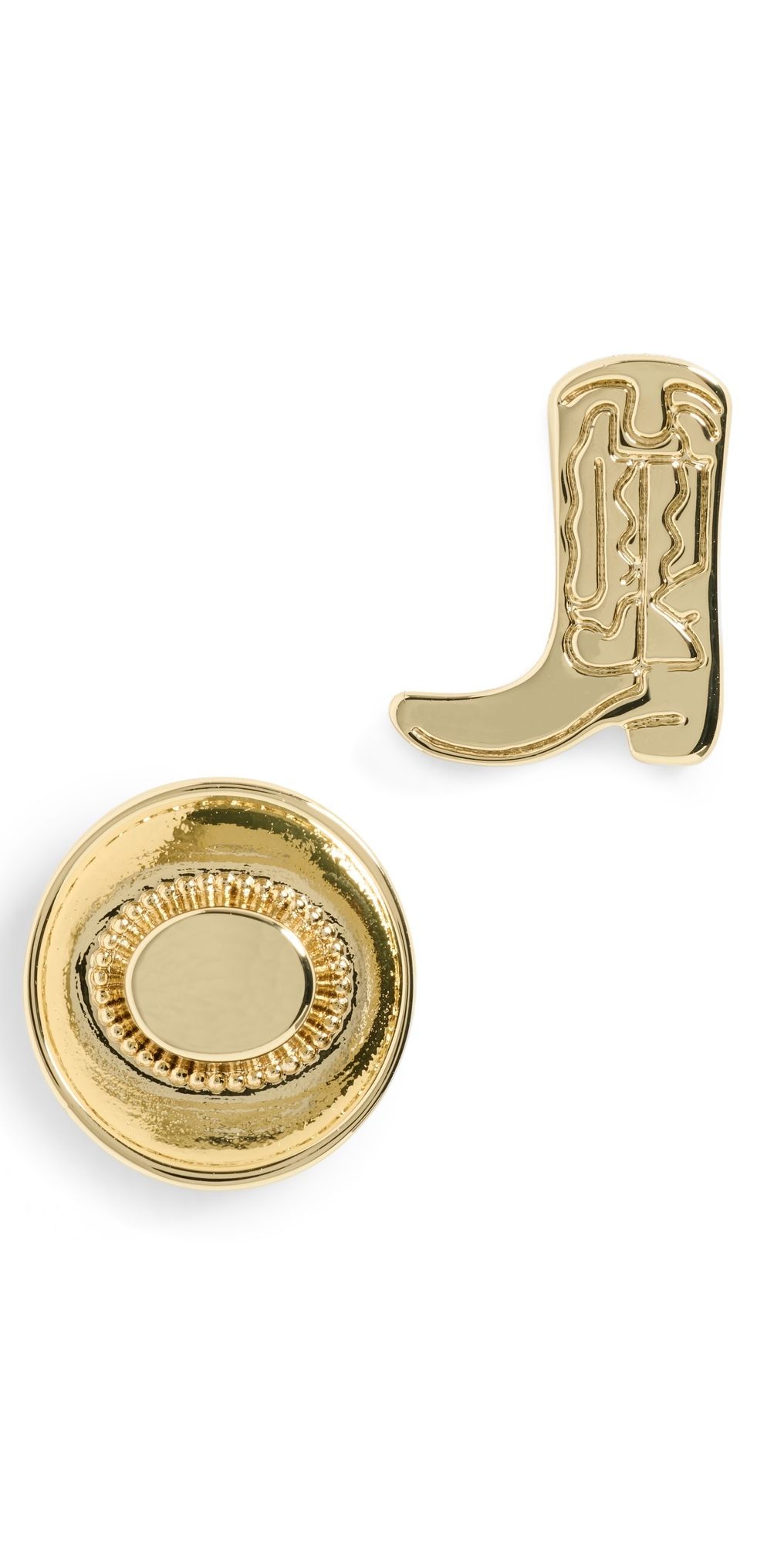 Lele Sadoughi Line Dancing Stud Earrings Gold One Size