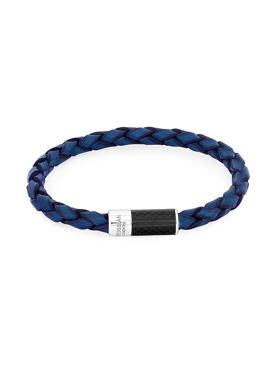 Silver Lobster Mykonos Bracelet - Blue