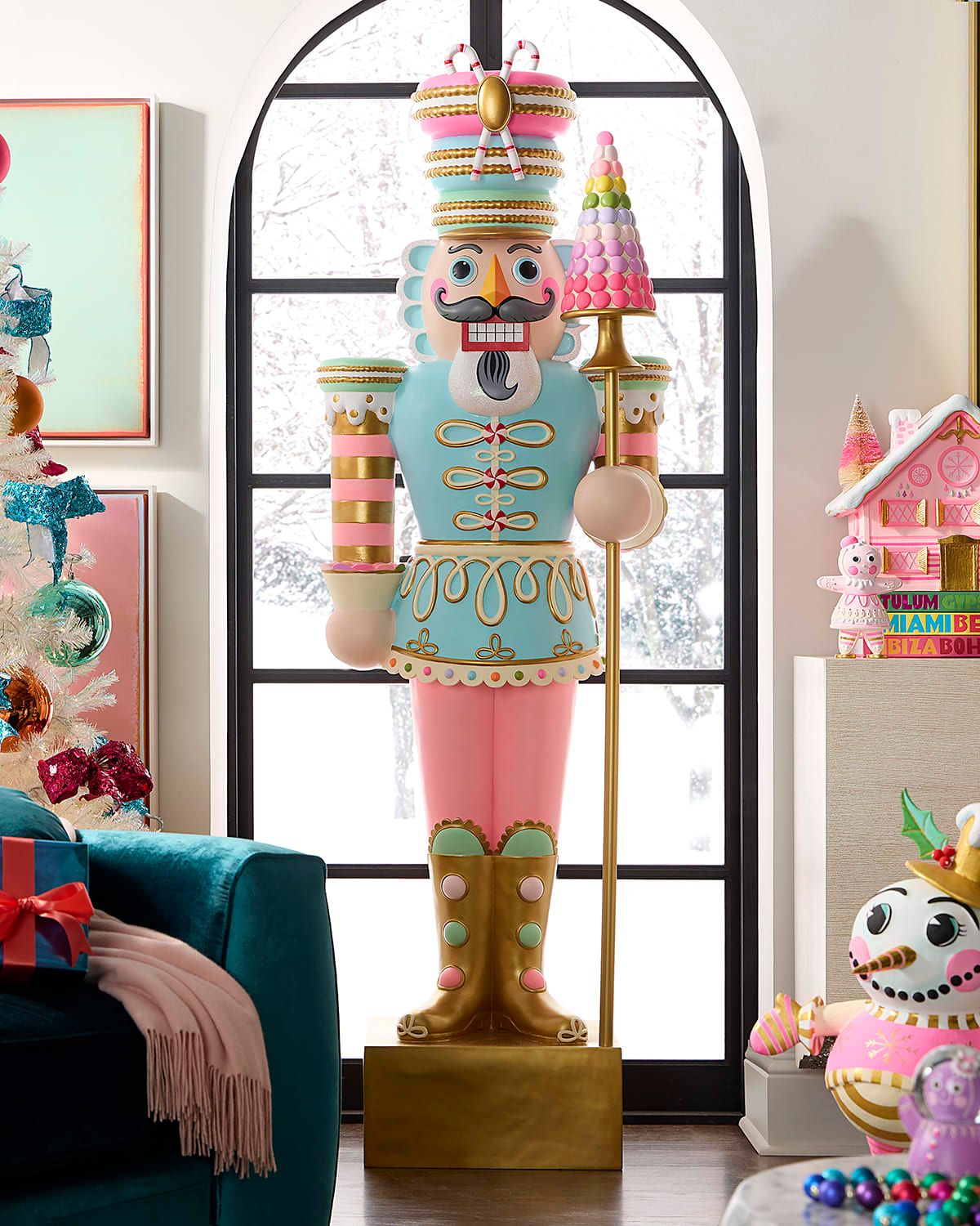 Major Macaron 78" Life-Size Christmas Display