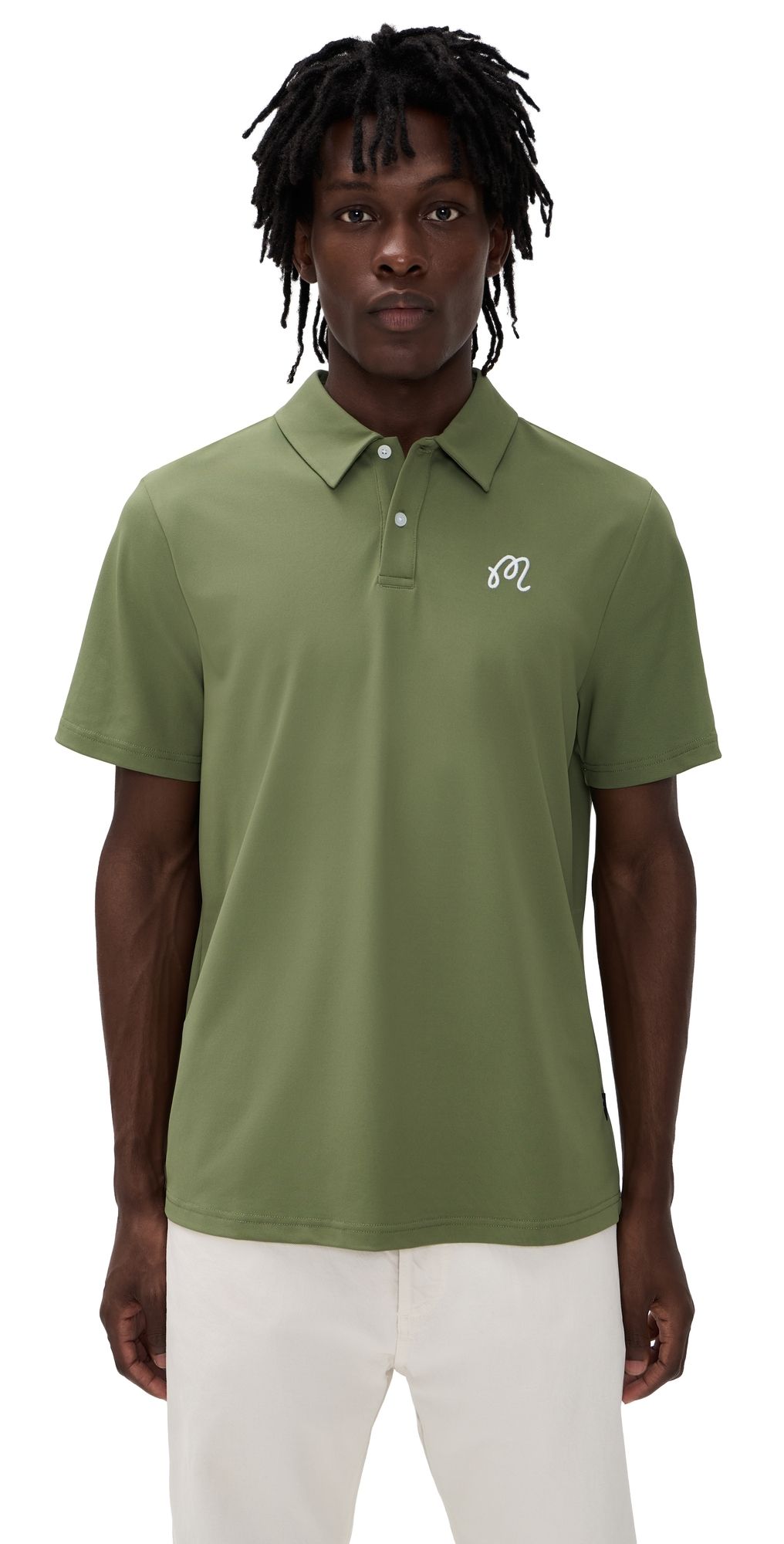 Malbon Fairway Polo Olivine S