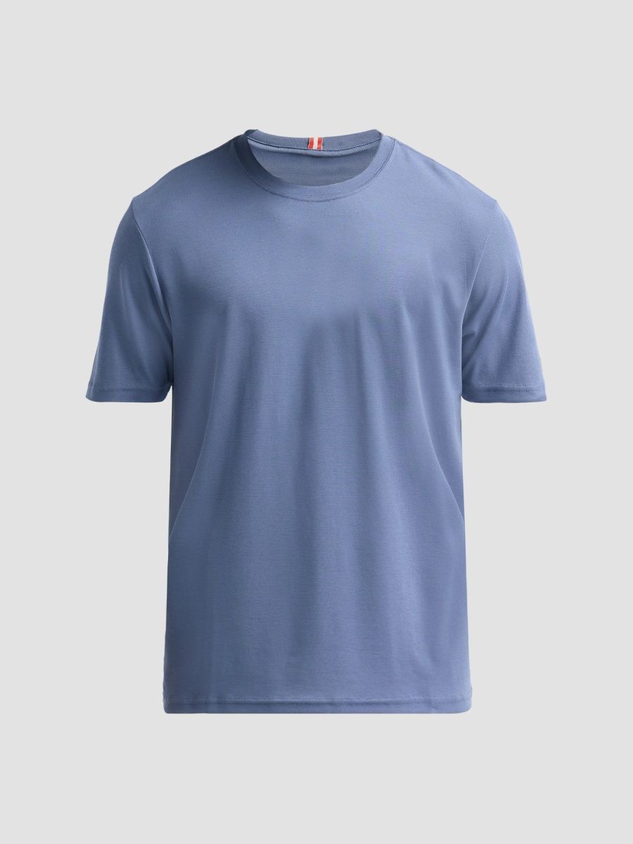 Men Performance Jersey Crewneck T-Shirt - Vintage Navy - Size Medium