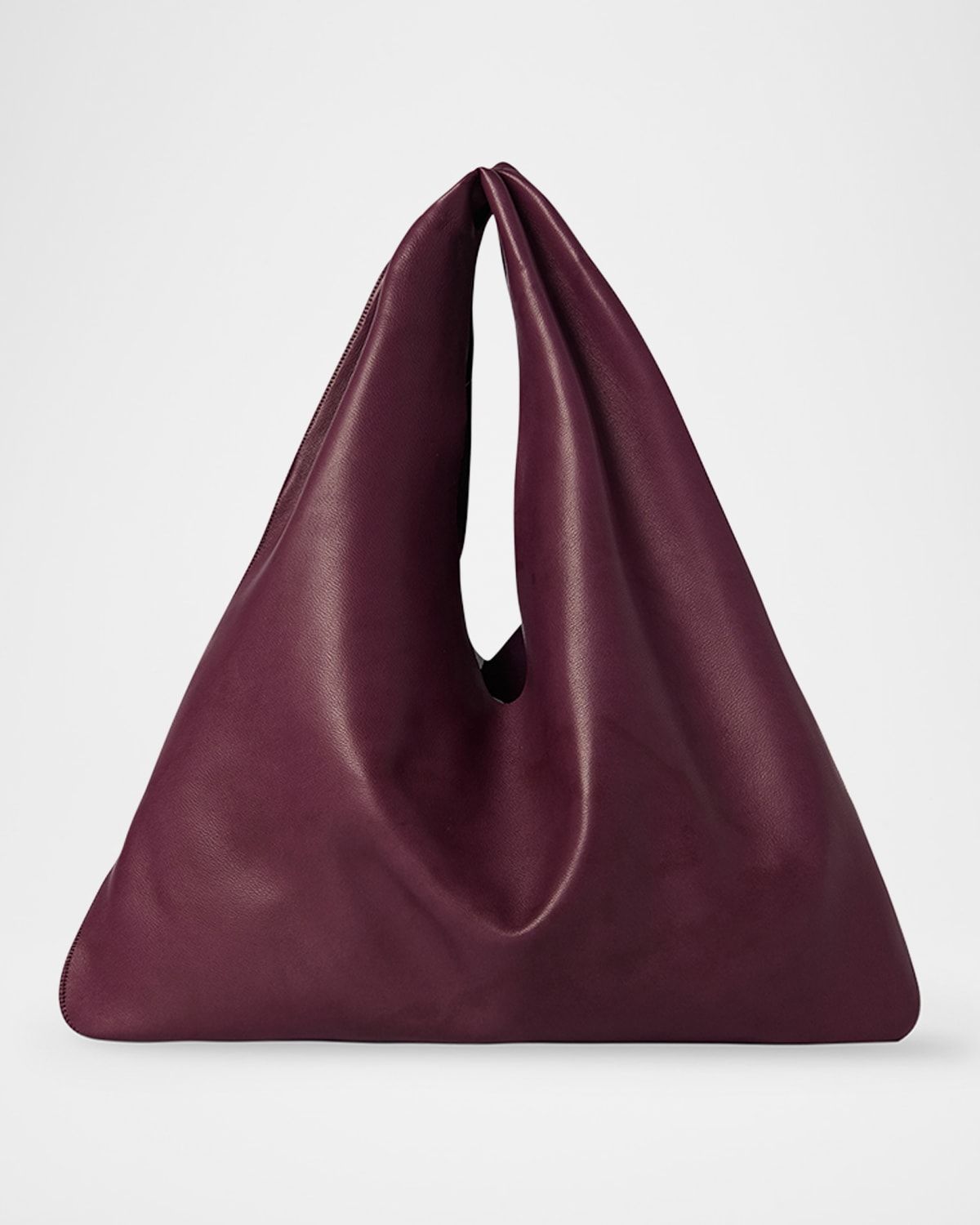 Bindle Small Shoulder Bag in Silk Leather