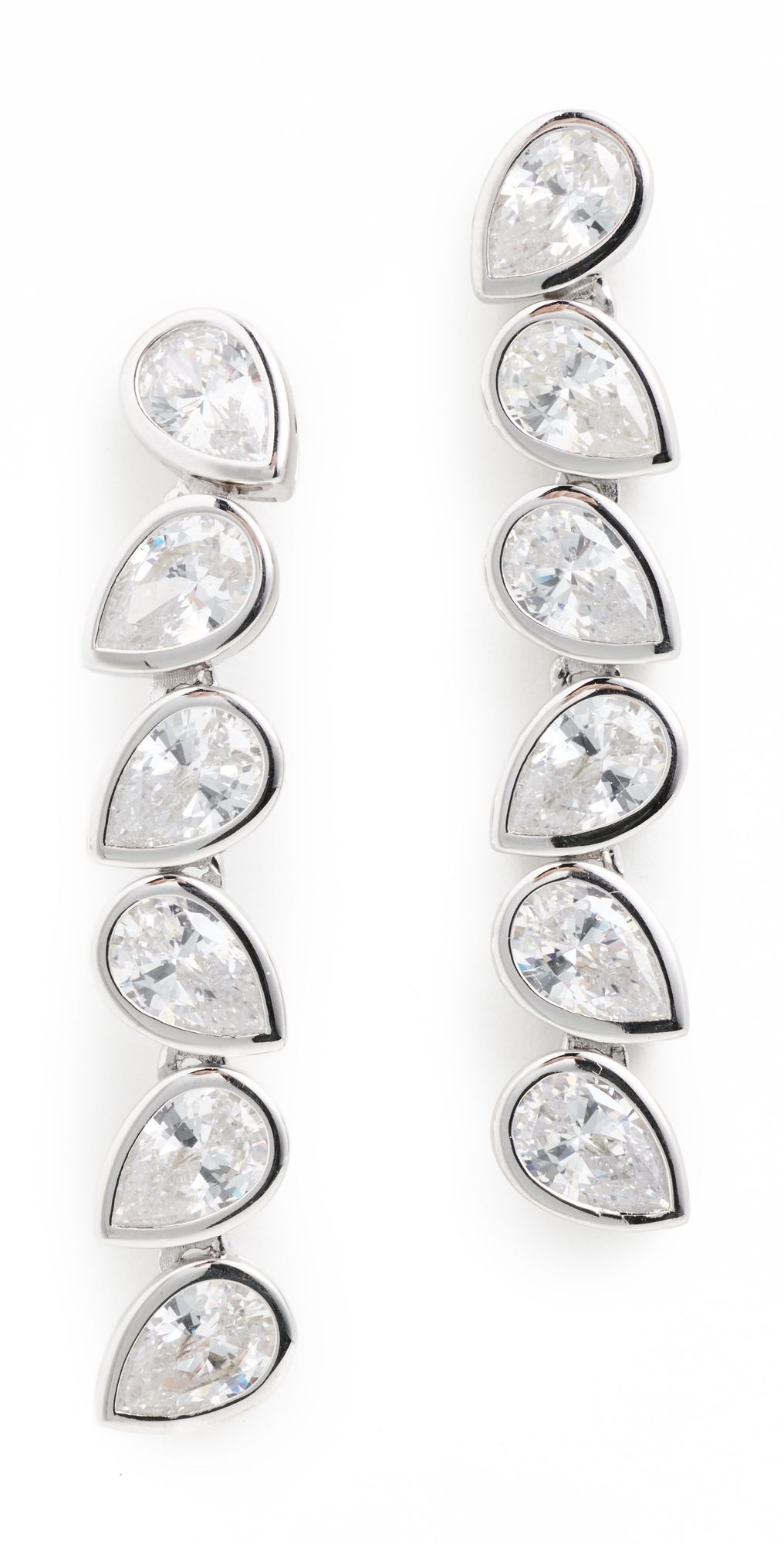 SHASHI Danjou Drop Earrings Silver One Size