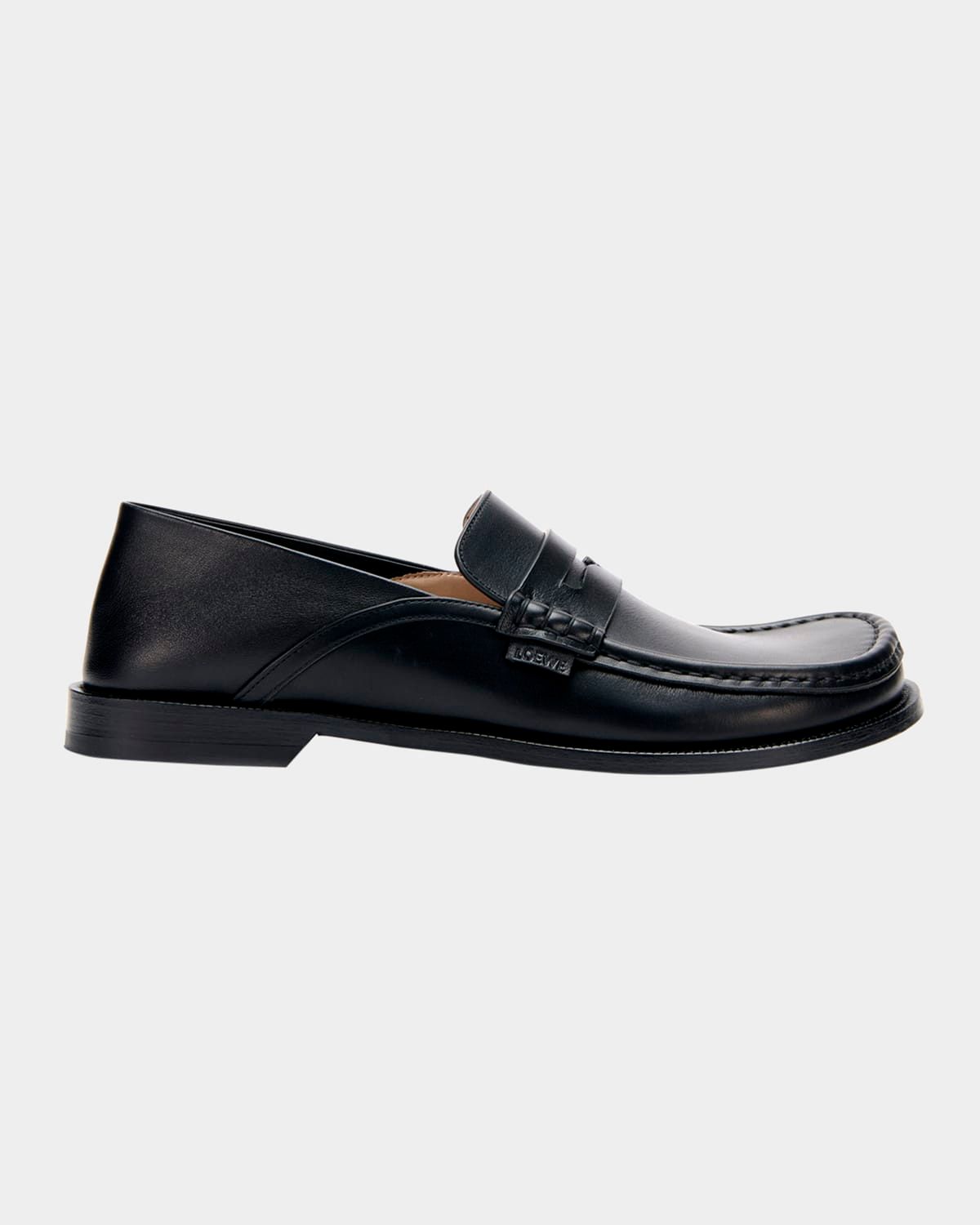 Men & apos;s Campo Folding Leather Penny Loafers