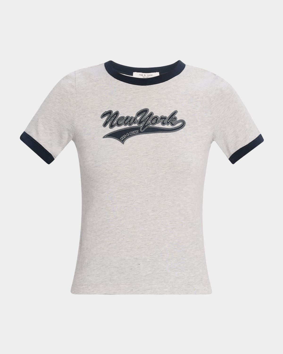 New York Crewneck Ringer Tee