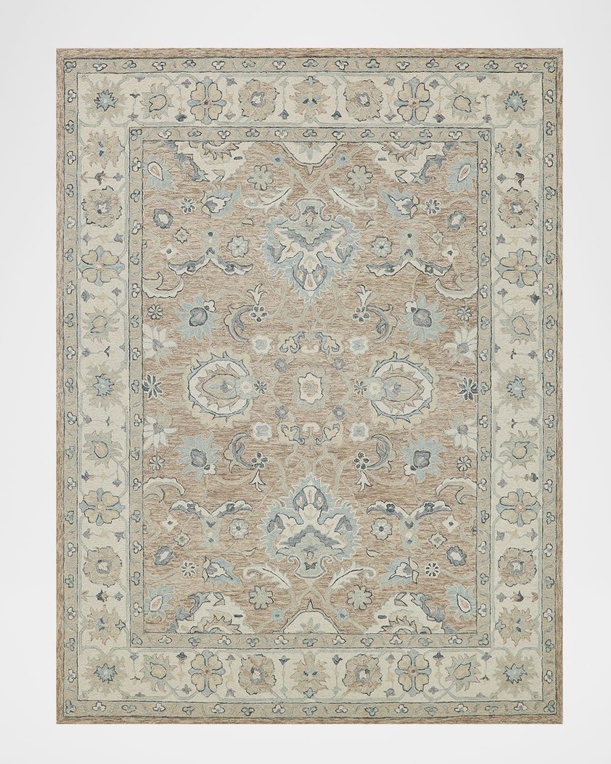 Claremont Hand-Tufted Oushak Rug, 9 & apos; x 12 & apos;