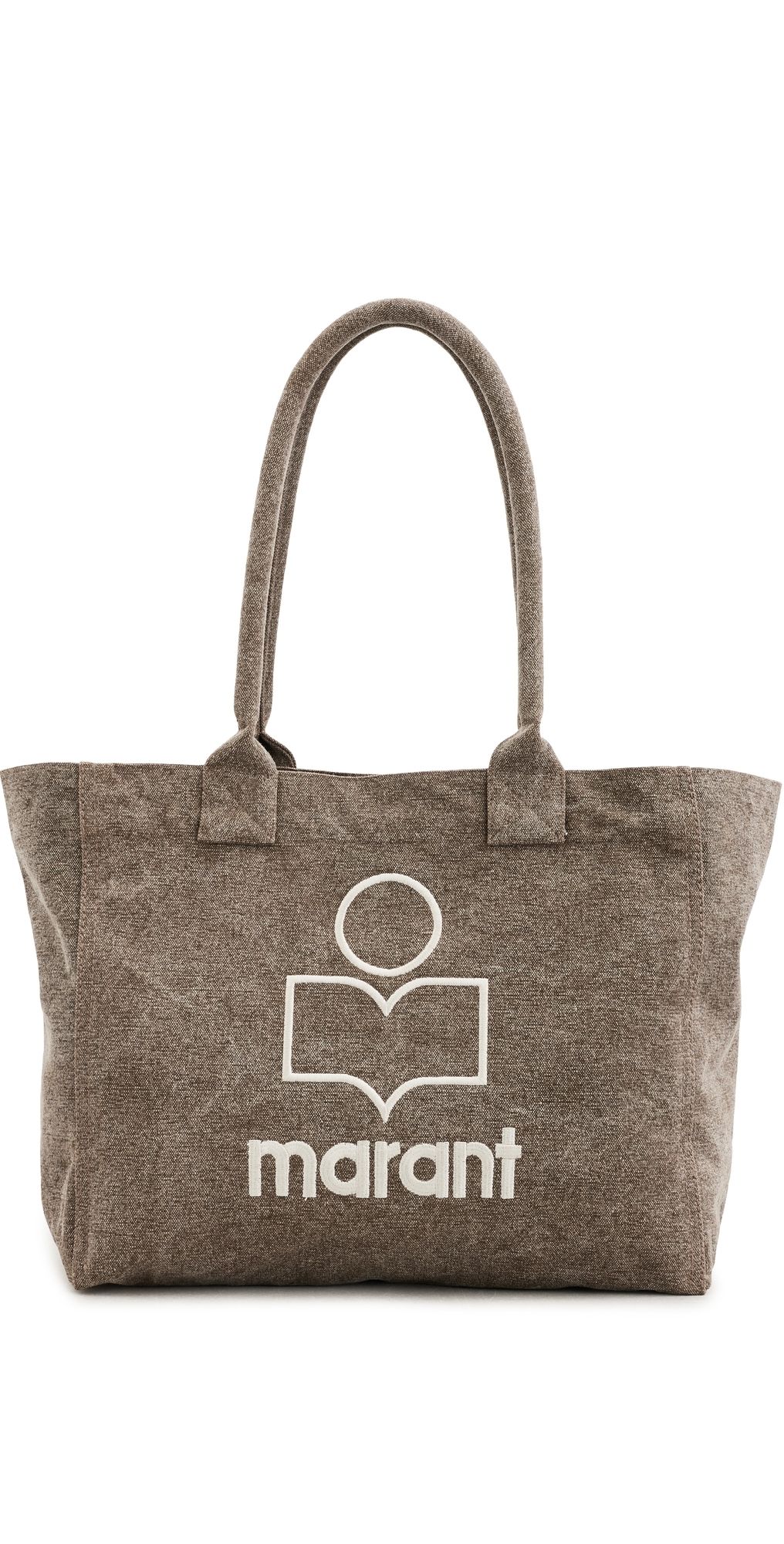 Isabel Marant Yenky Zipped Tote Bag Dark Khaki One Size