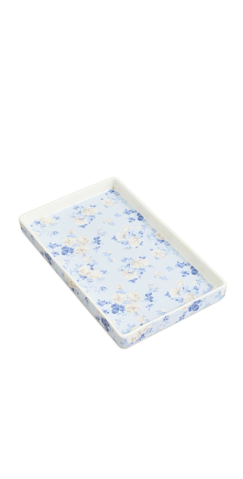 LoveShackFancy Evaline Porcelain Freagrance Tray Whisper Blue One Size