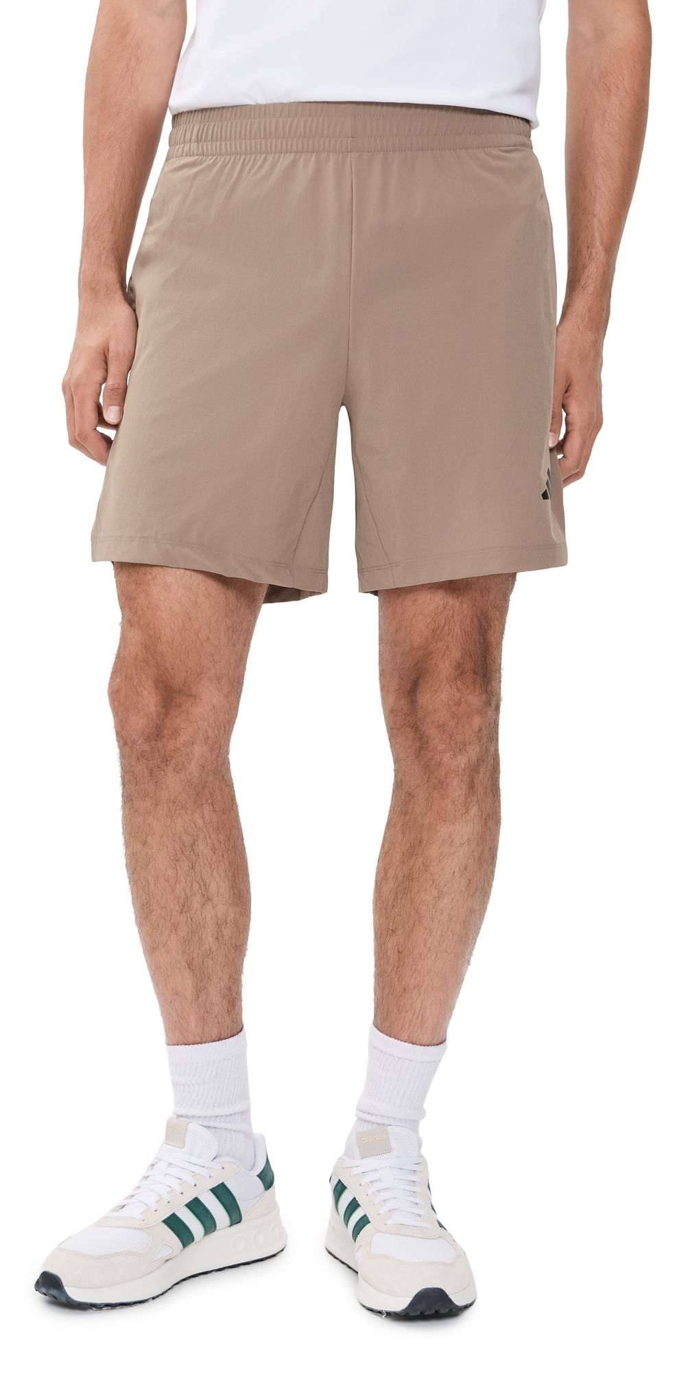 adidas Designed For Training Workout Shorts 7 Aurora Coffee L