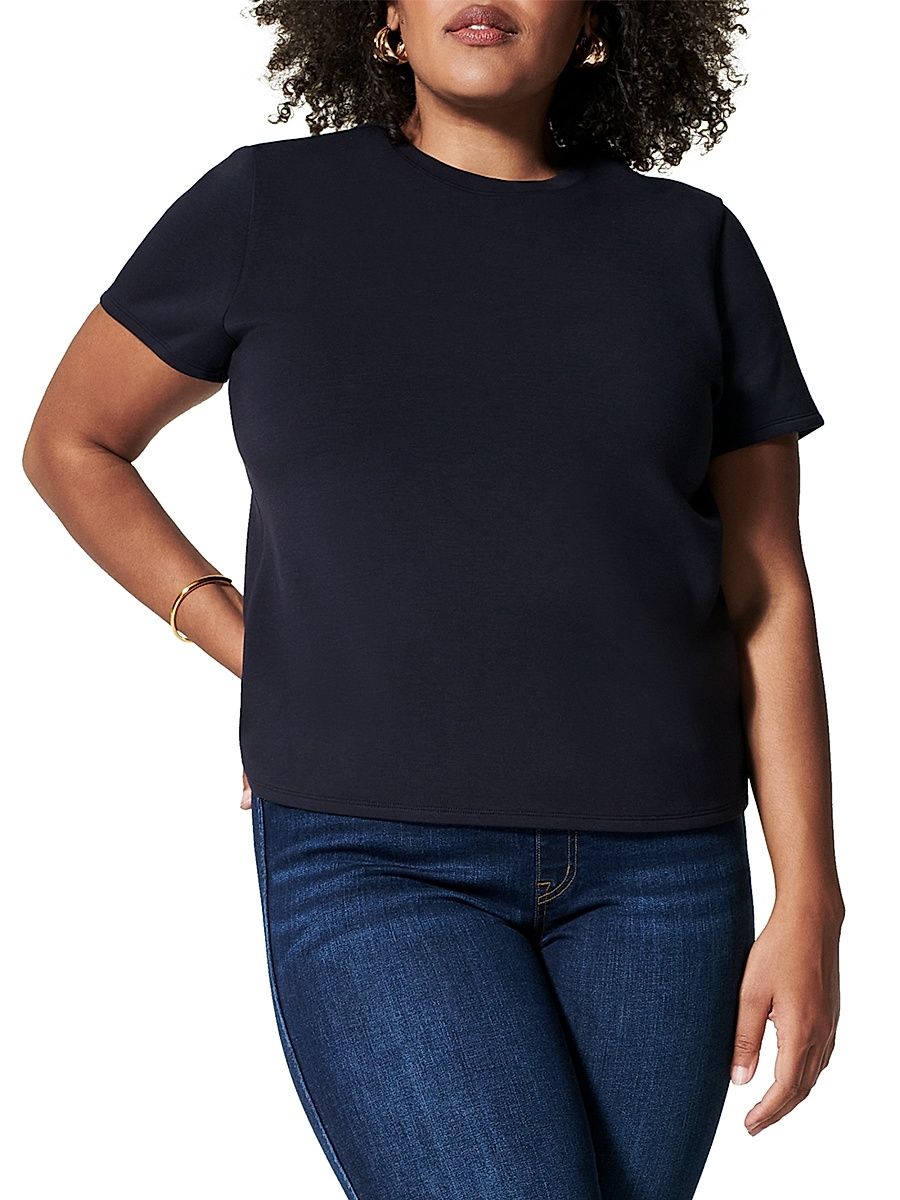 Women's Airessentials Cap-Sleeve Top - Classic Navy - Size Small