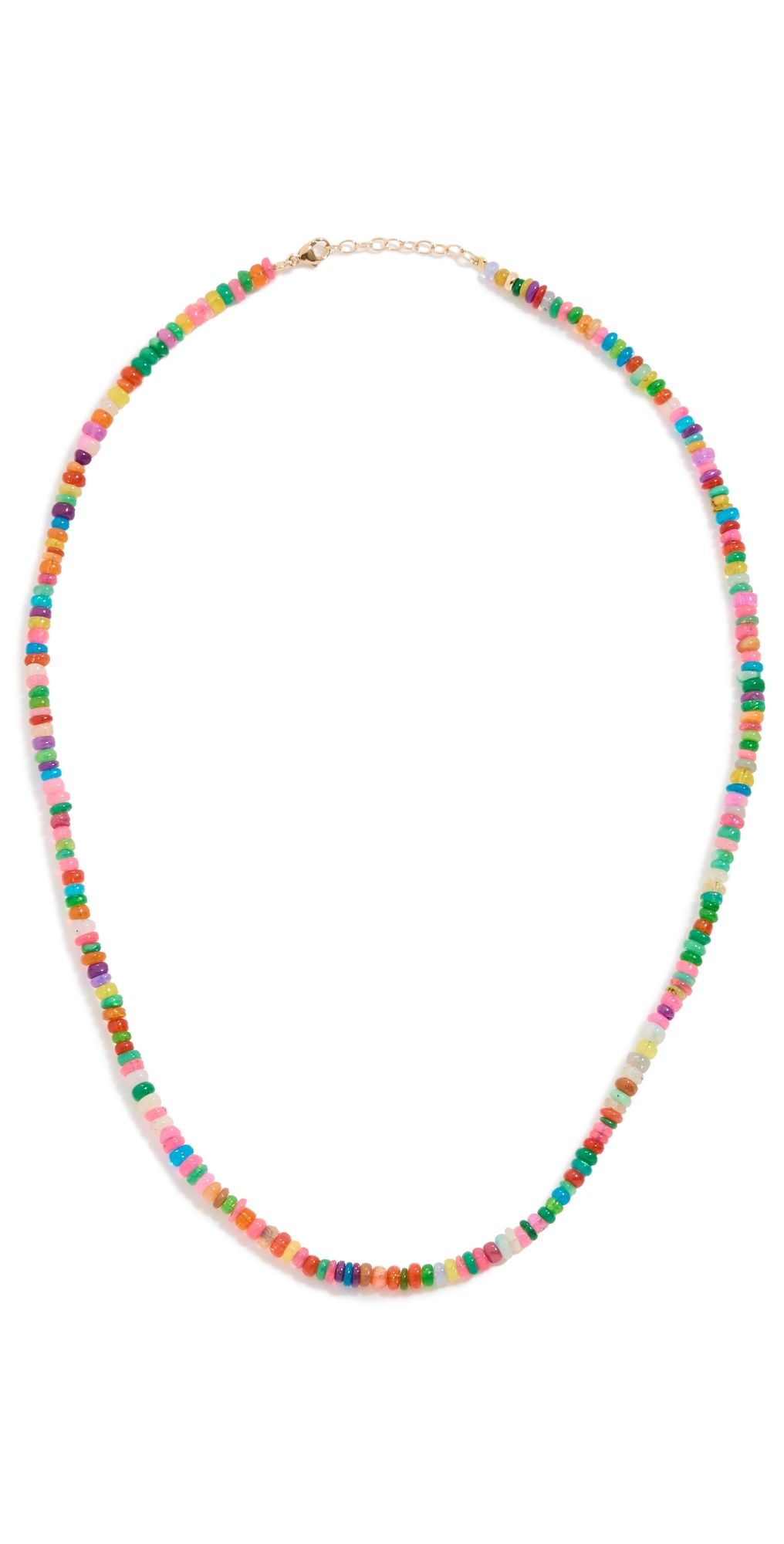 JIA JIA Rainbow Smooth Large Opal Necklace Rainbow One Size