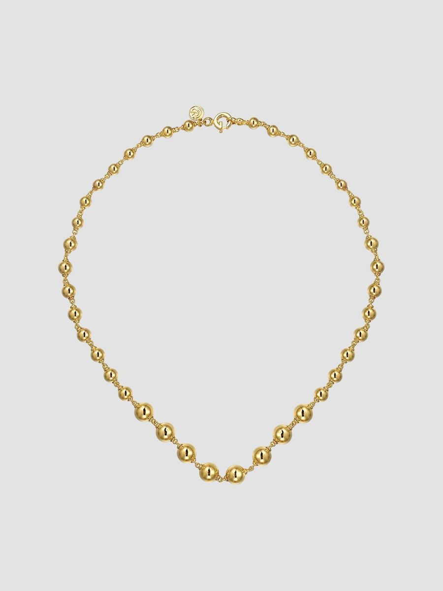 Gabriel & Co Women's Bujukan 14K Yellow Gold Beaded Necklace - Gold - Size 16