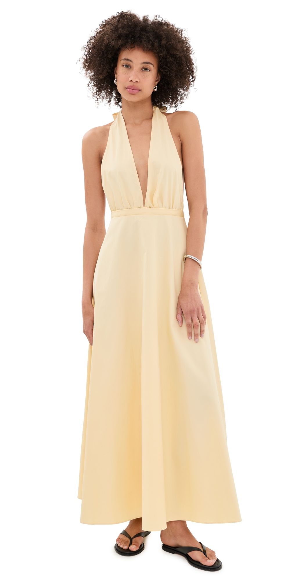 Lioness District Maxi Dress Lemon L