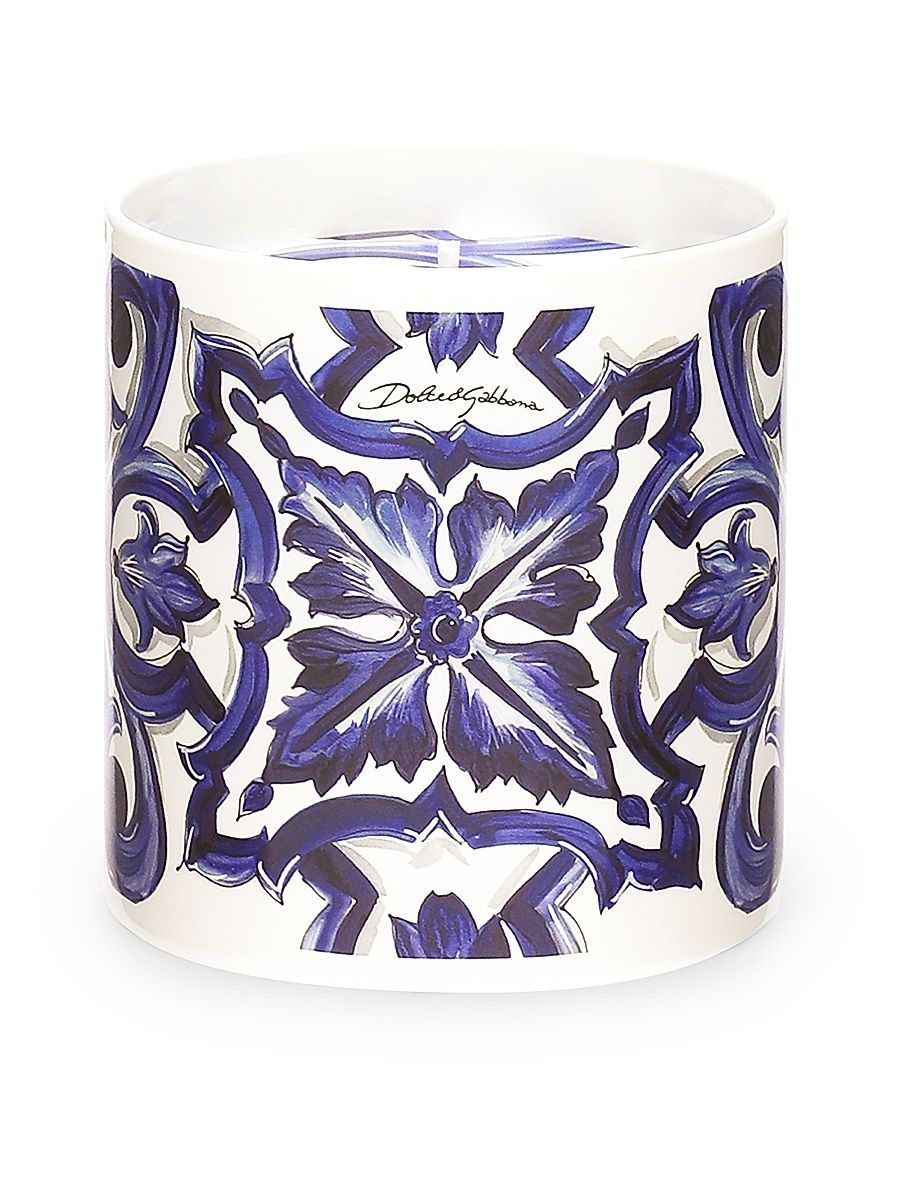 Sicilian Neroli Scented Candle - Medium Blue