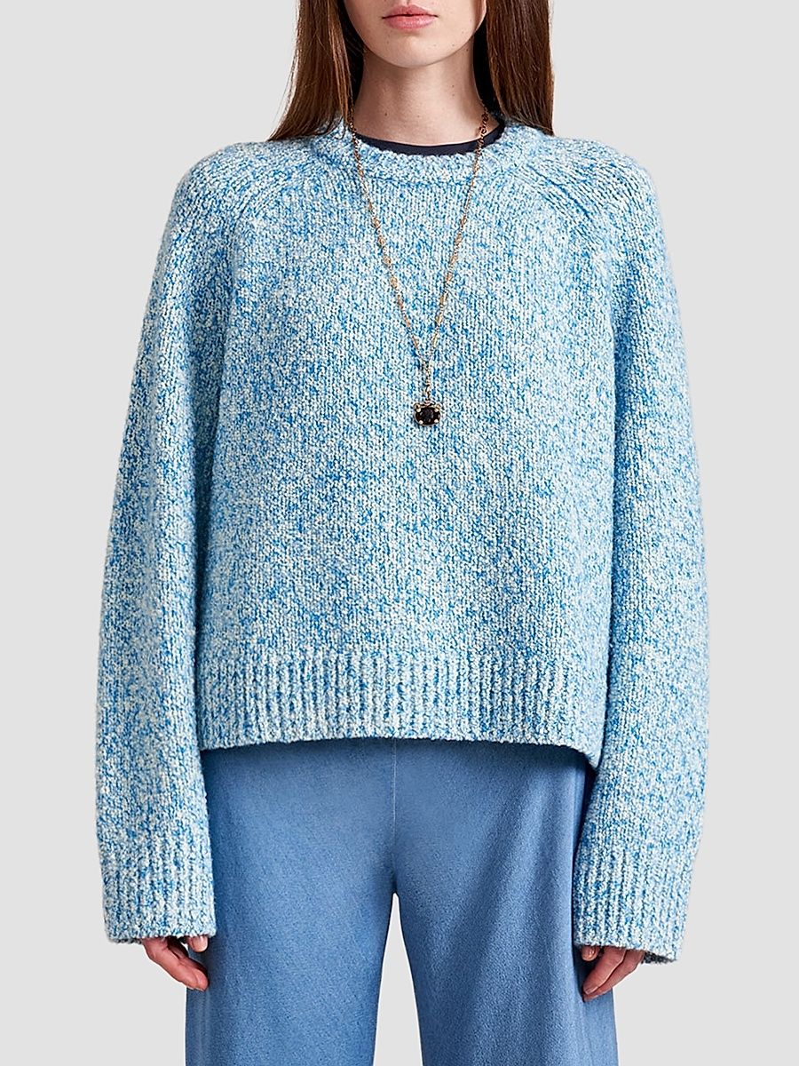 Women's Ezra Sweater - Marled Sky - Size Medium