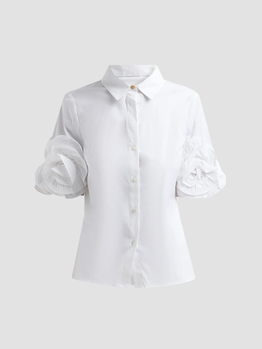 Lilly Pulitzer Women's The Flower Lilly Shirt - Resort White - Size XL