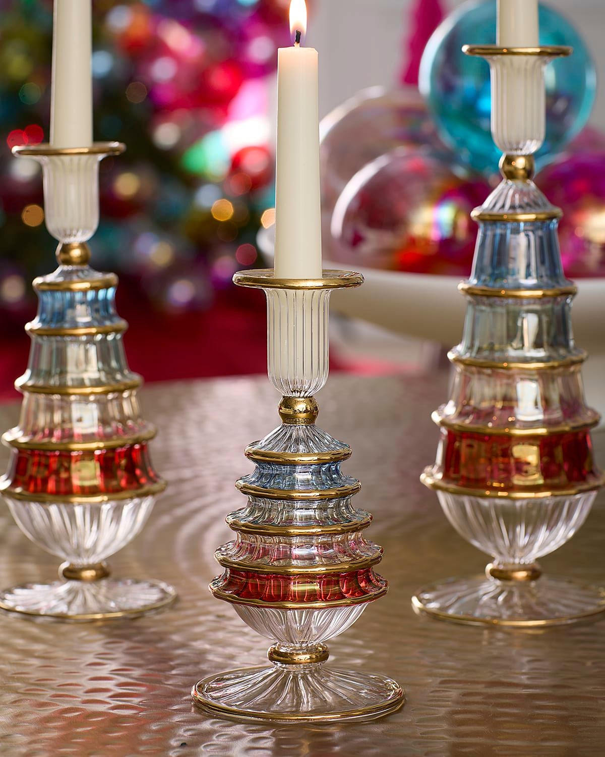 7" Tree-Shaped Candle Holder